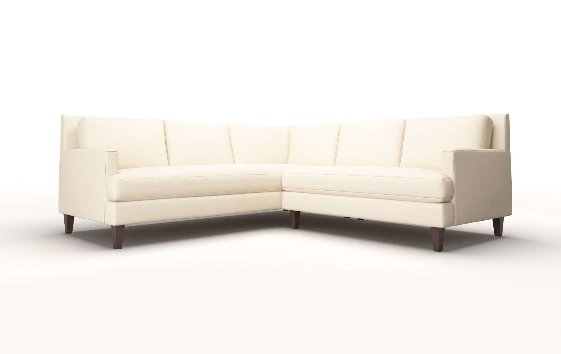 Marseille Bella Buckwheat Sectional espresso legs 1