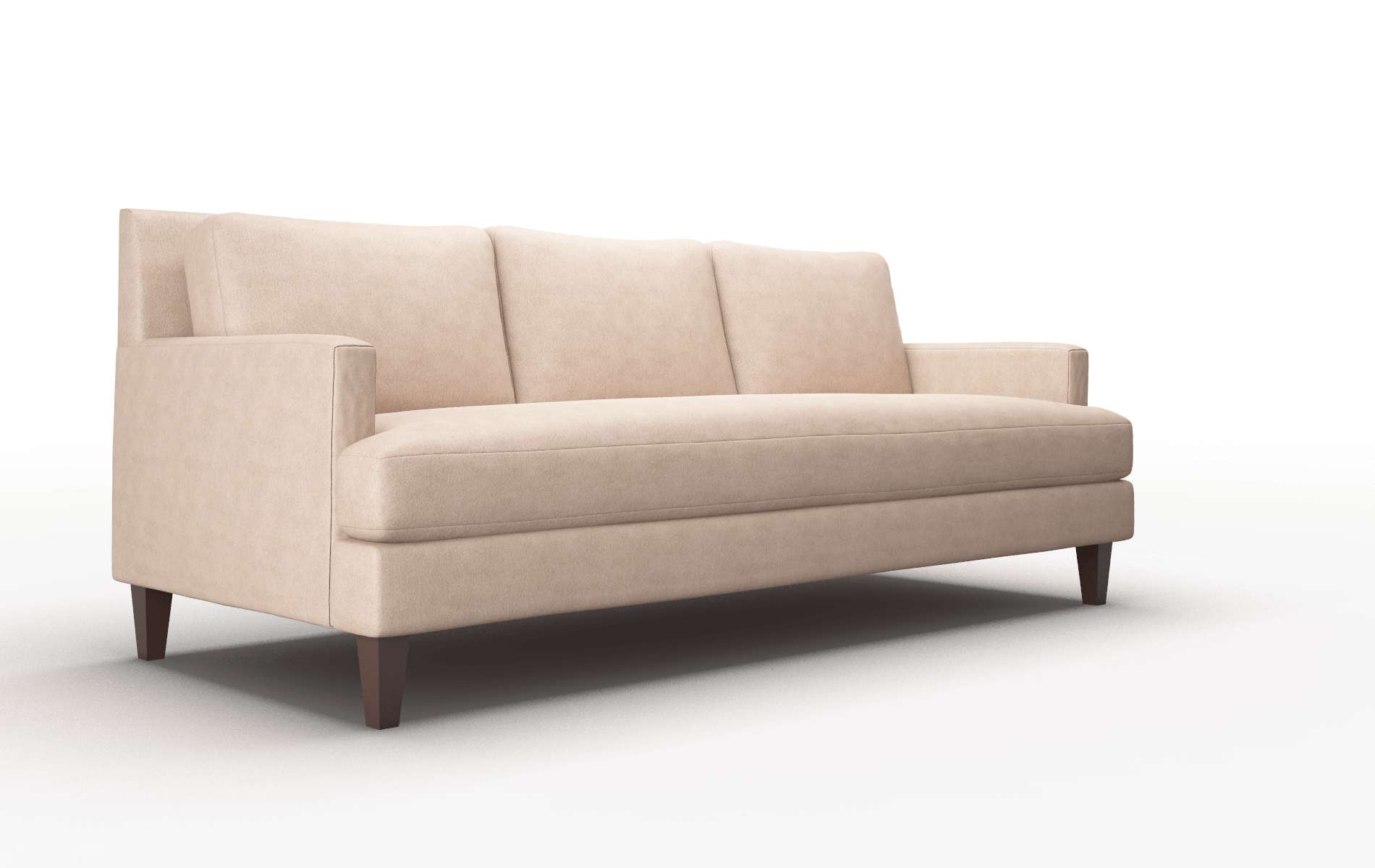 Marseille Bella Cocoa Sofa espresso legs 2