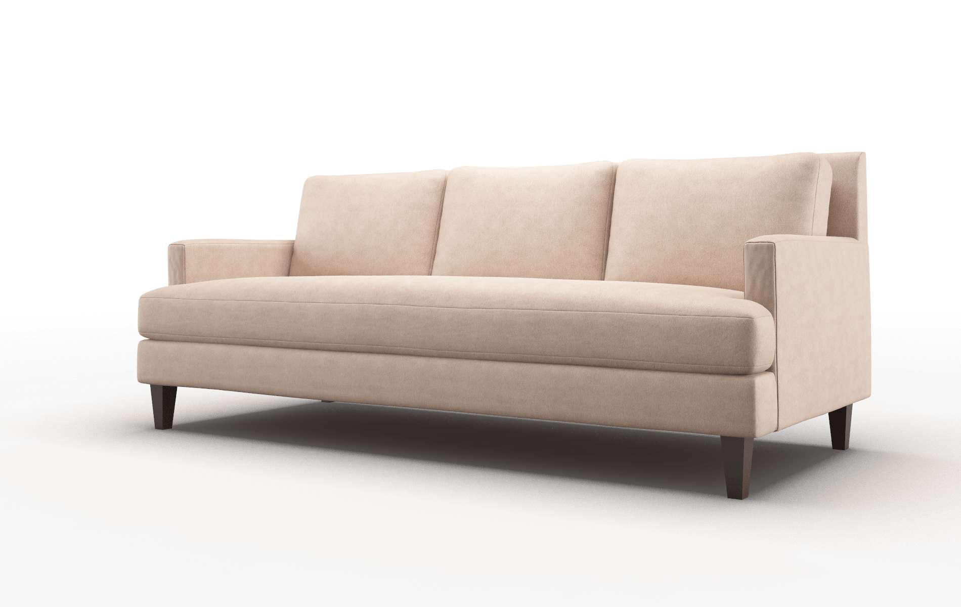 Marseille Bella Cocoa Sofa espresso legs 4