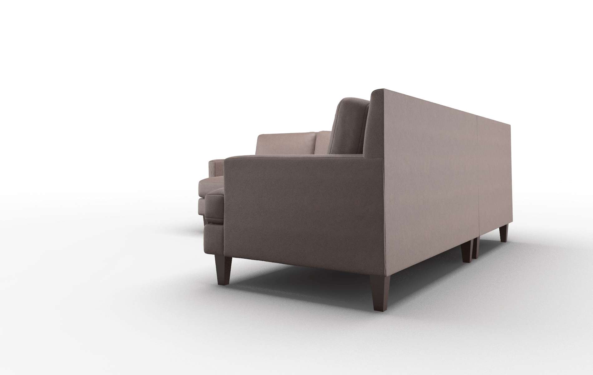 Marseille Bella Espresso Sectional espresso legs 4