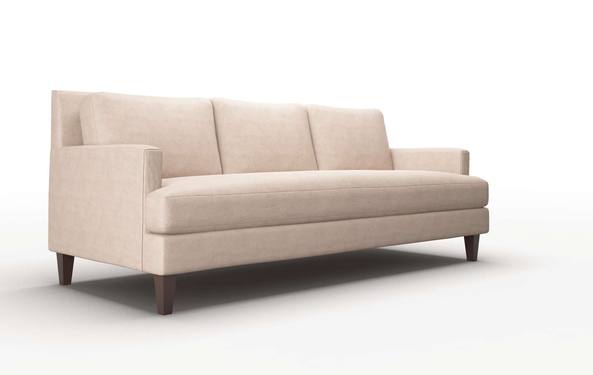 Marseille Bella Pewter Sofa espresso legs 2