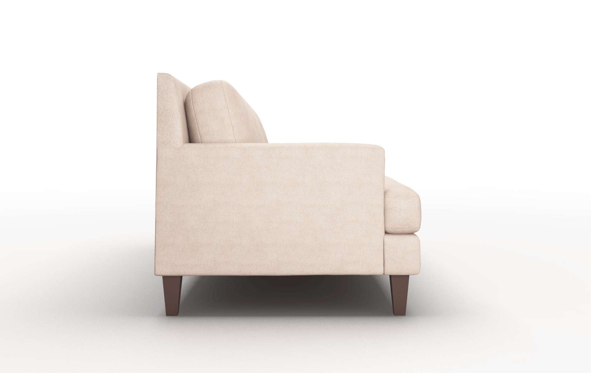 Marseille Bella Pewter Sofa espresso legs 3