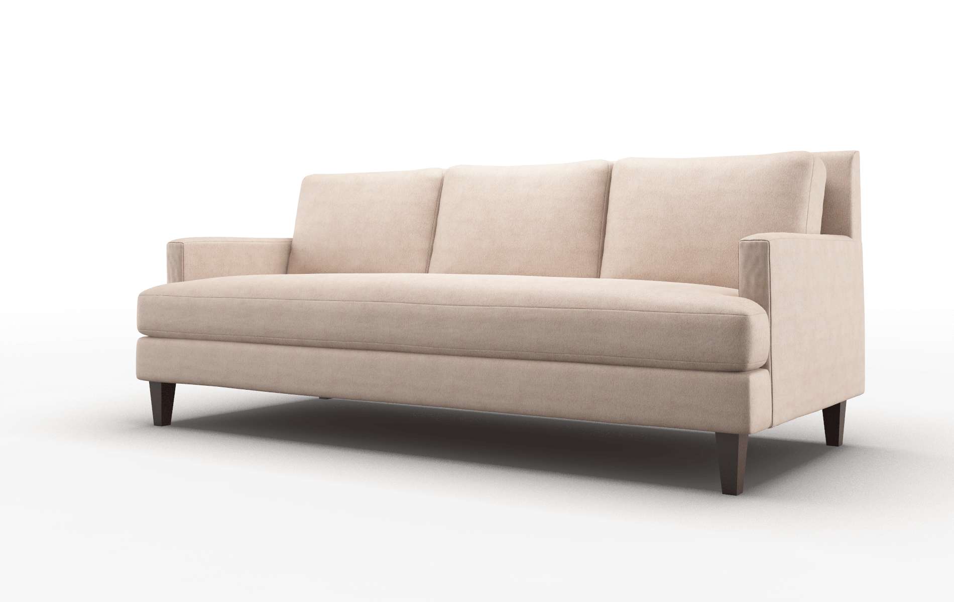 Marseille Bella Pewter Sofa espresso legs 4