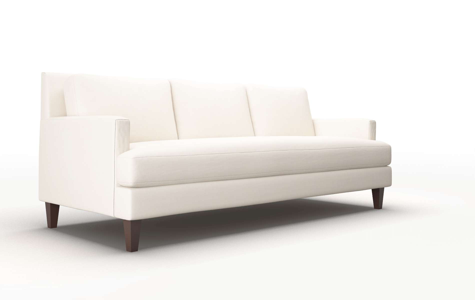 Marseille Blanche Milky Sofa espresso legs 2