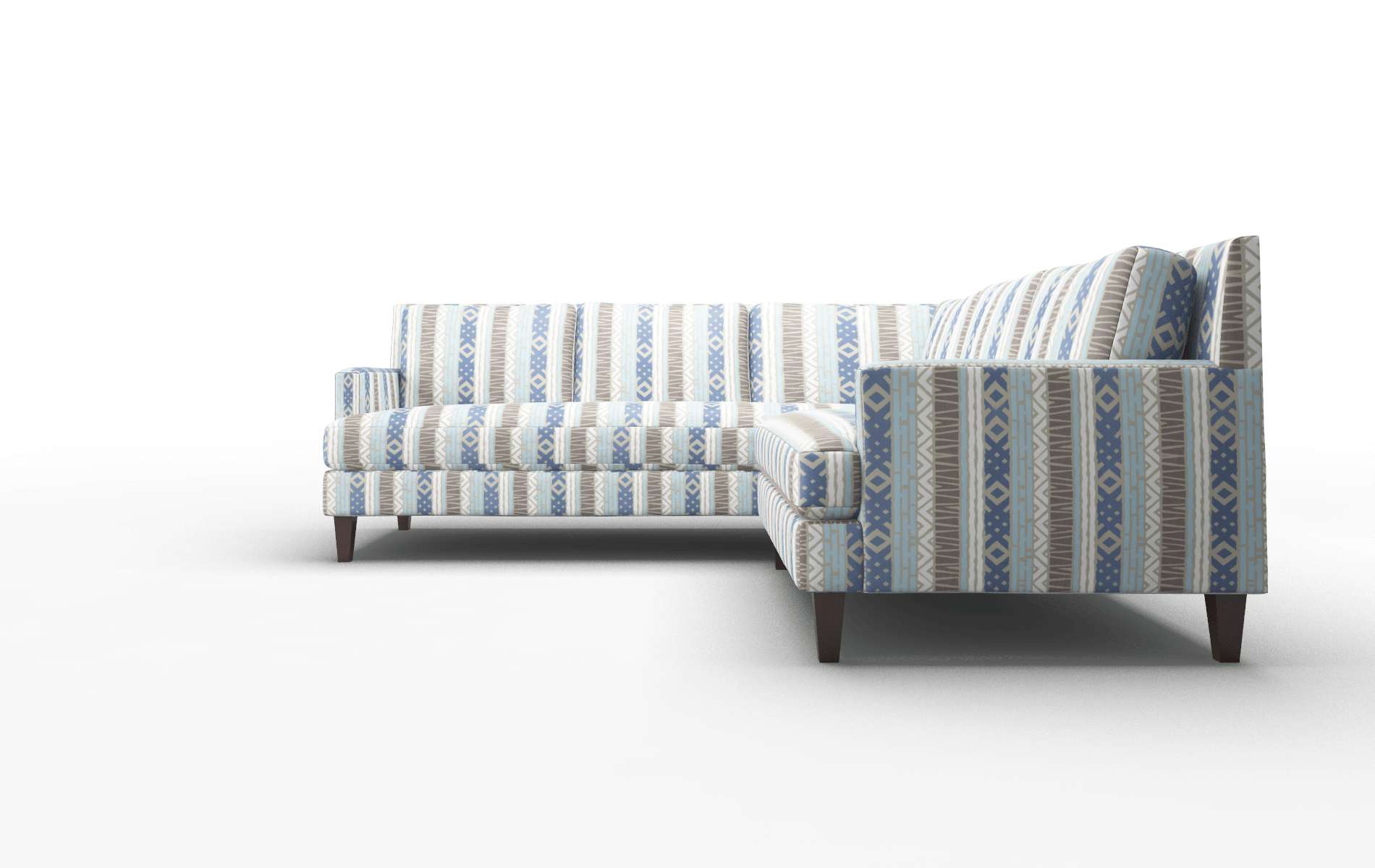 Marseille Bodhi Indigo Sectional espresso legs 5