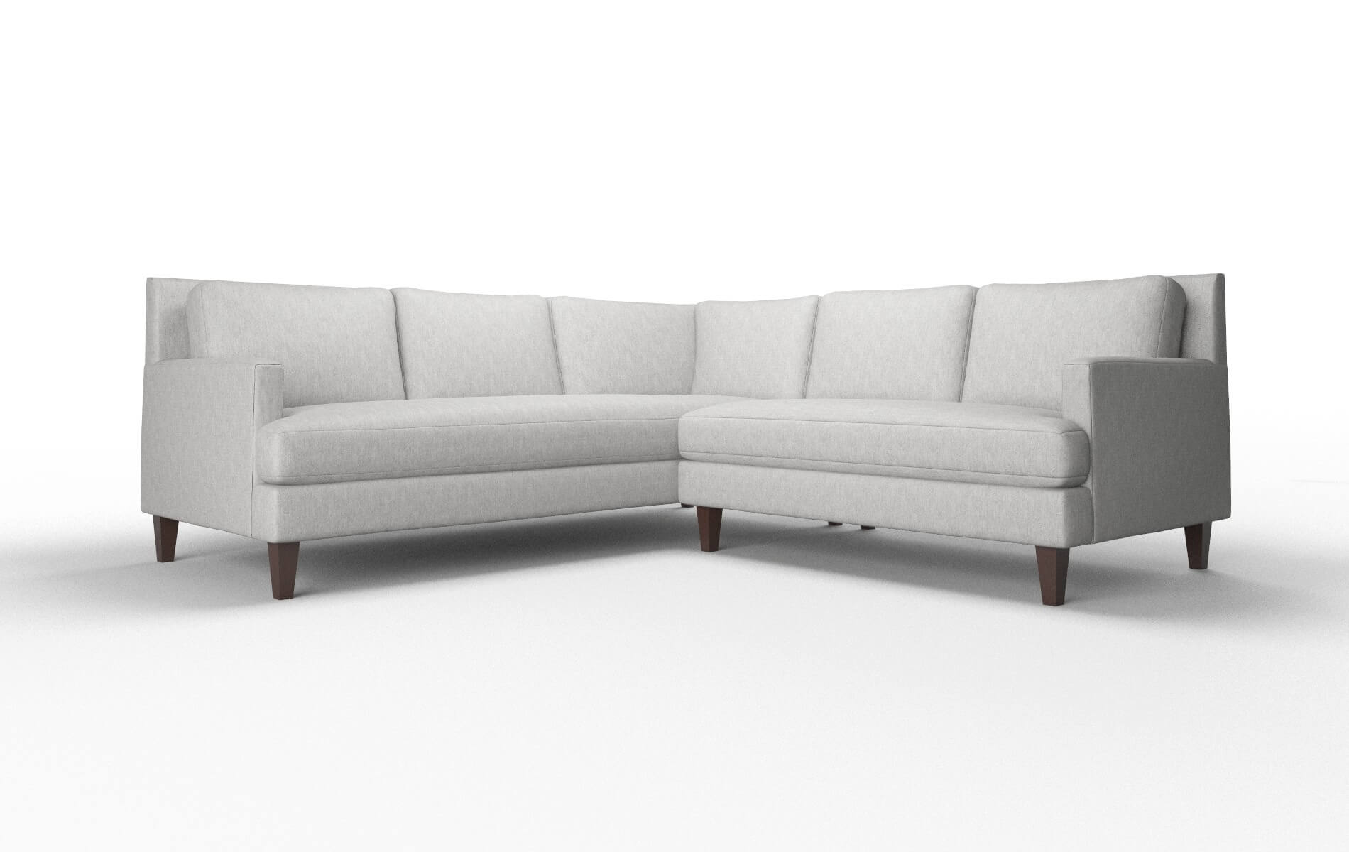 Marseille Bungalow graphite Sectional Espresso Legs  1