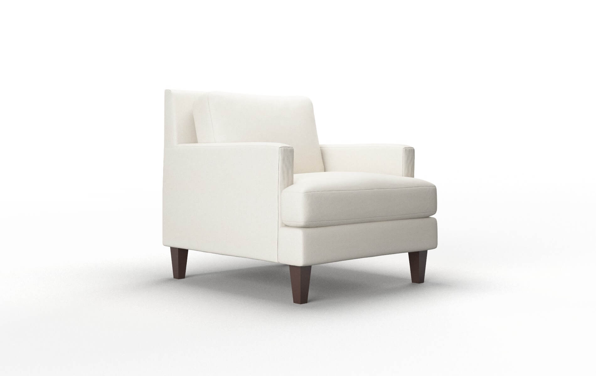 Marseille Bungalow Ivory Chair espresso legs 2
