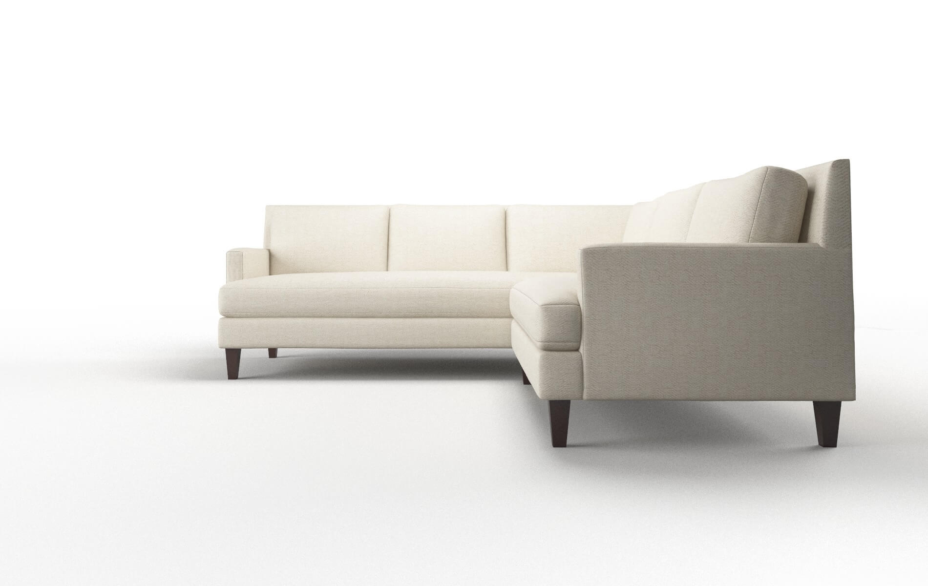 Marseille Catalina Wheat Sectional espresso legs 5