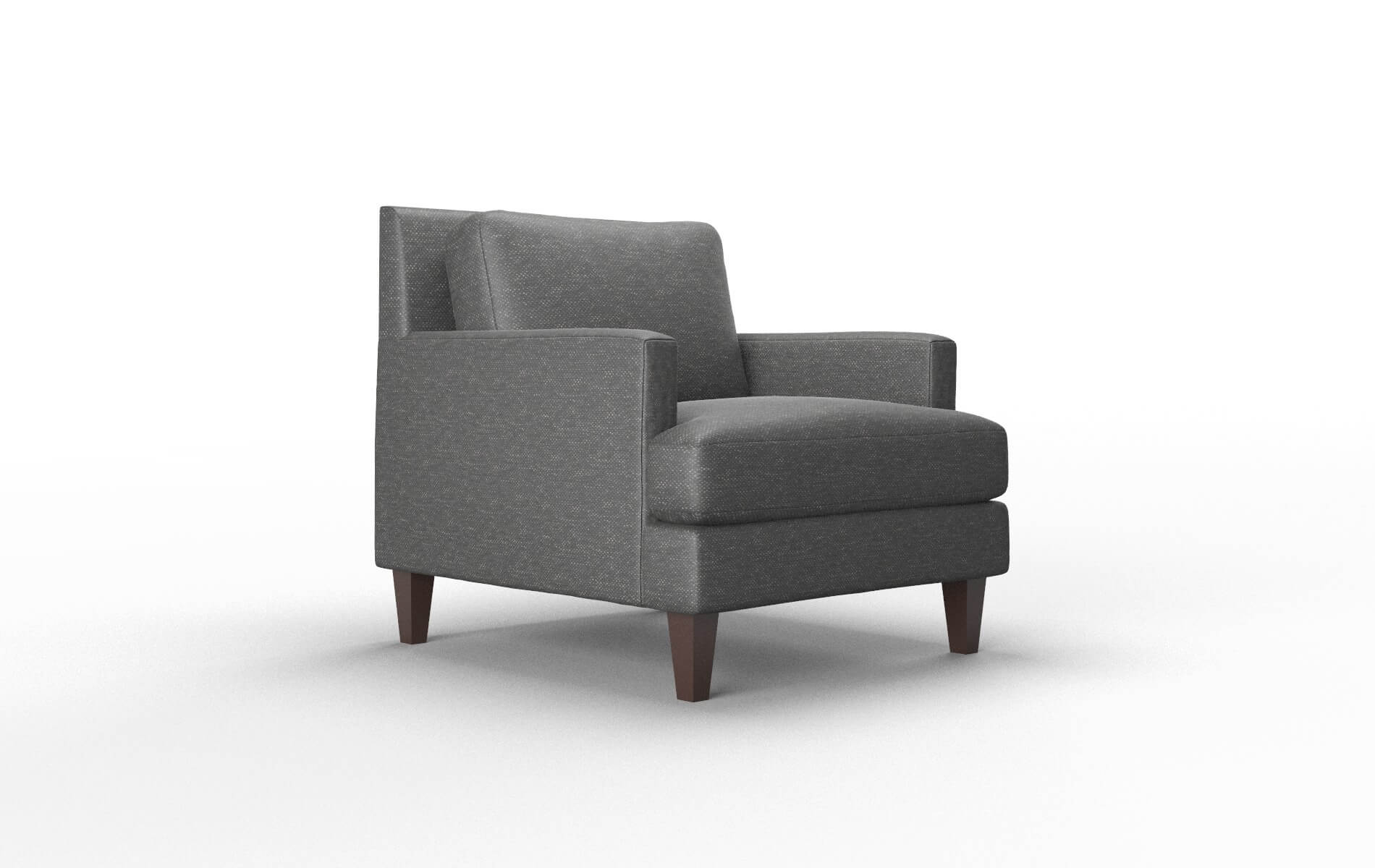 Marseille Chance Denim Chair espresso legs 2