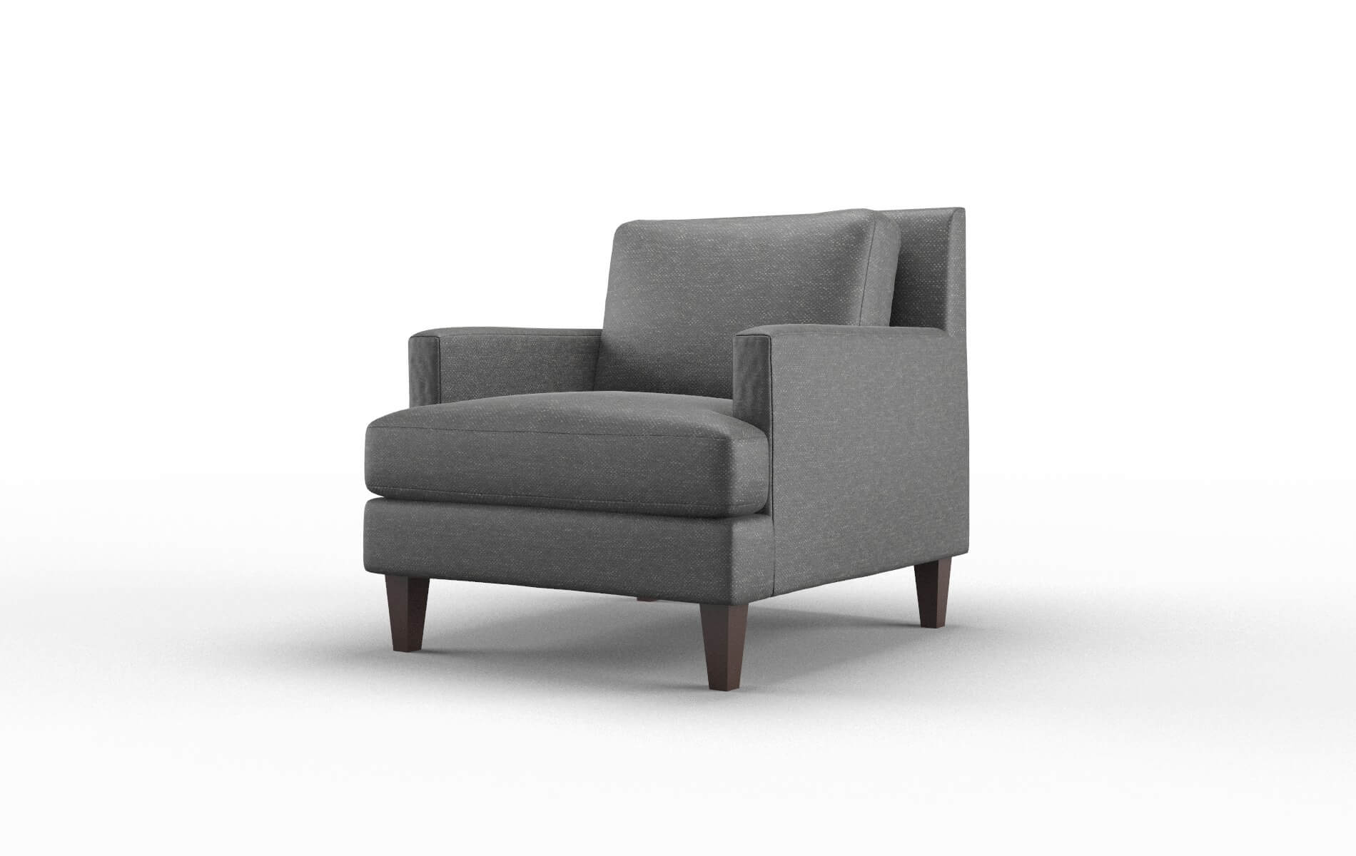 Marseille Chance Denim Chair espresso legs 4