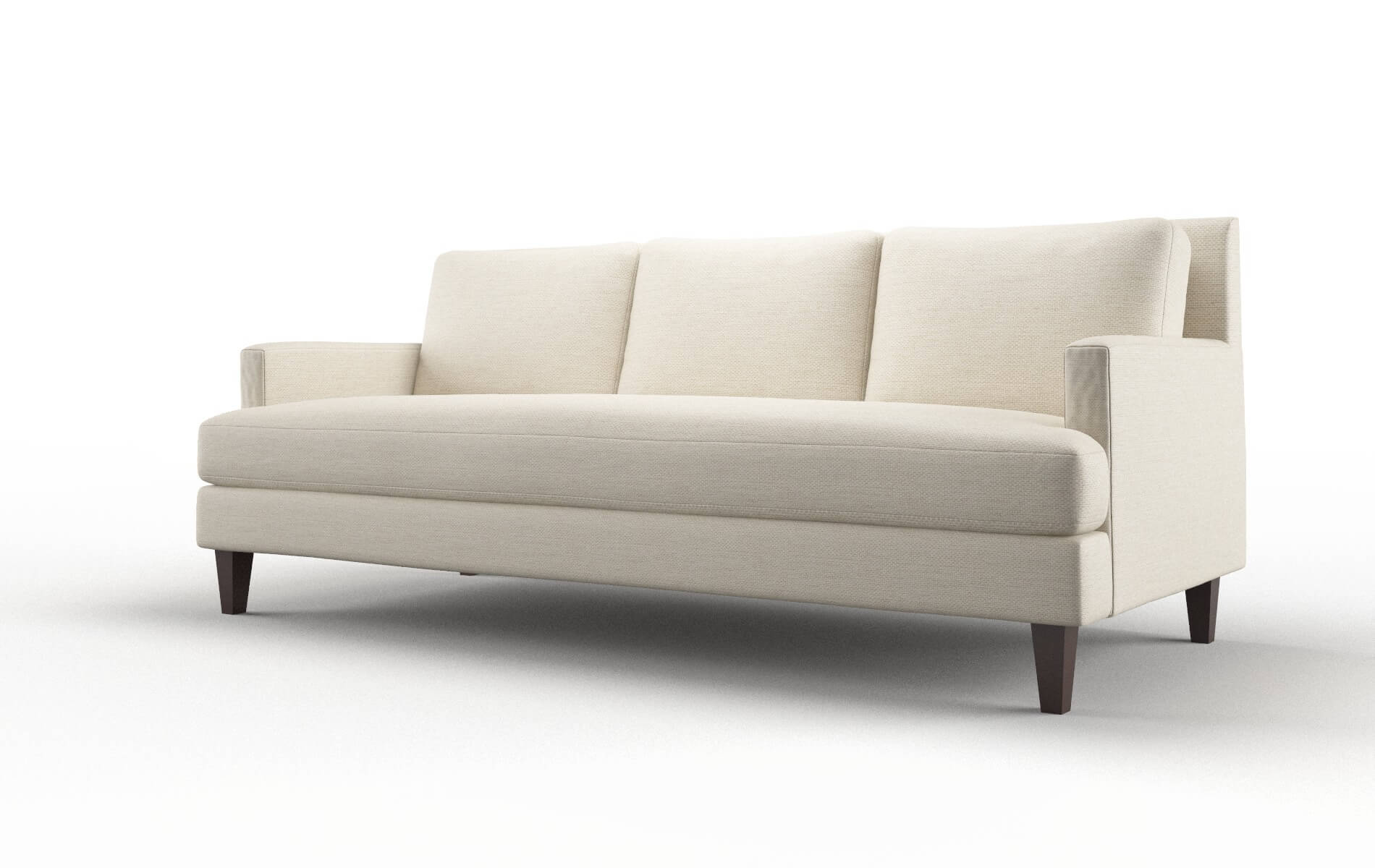 Marseille Chance Sand Sofa espresso legs 4
