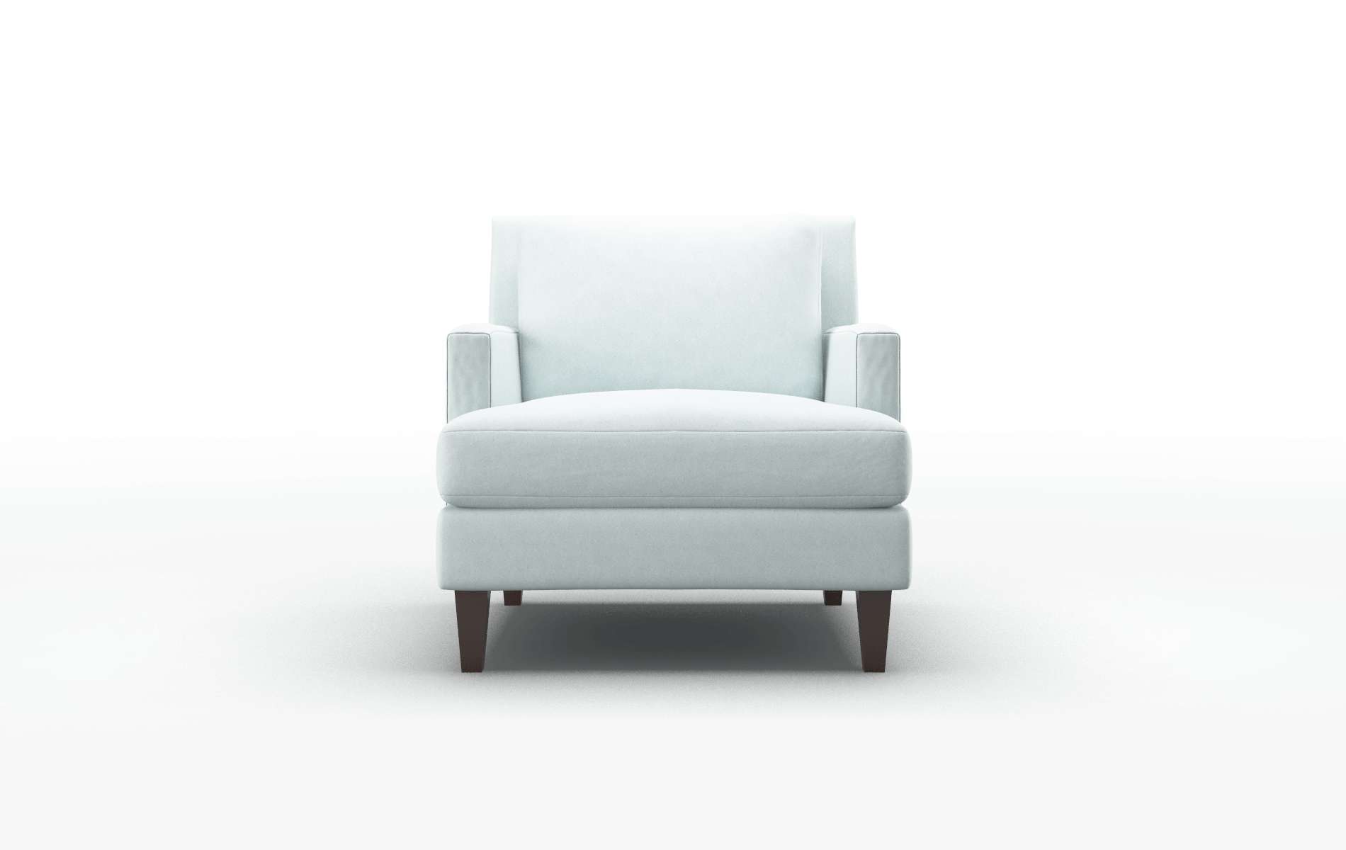 Marseille Clyde Cornflower Chair espresso legs 1