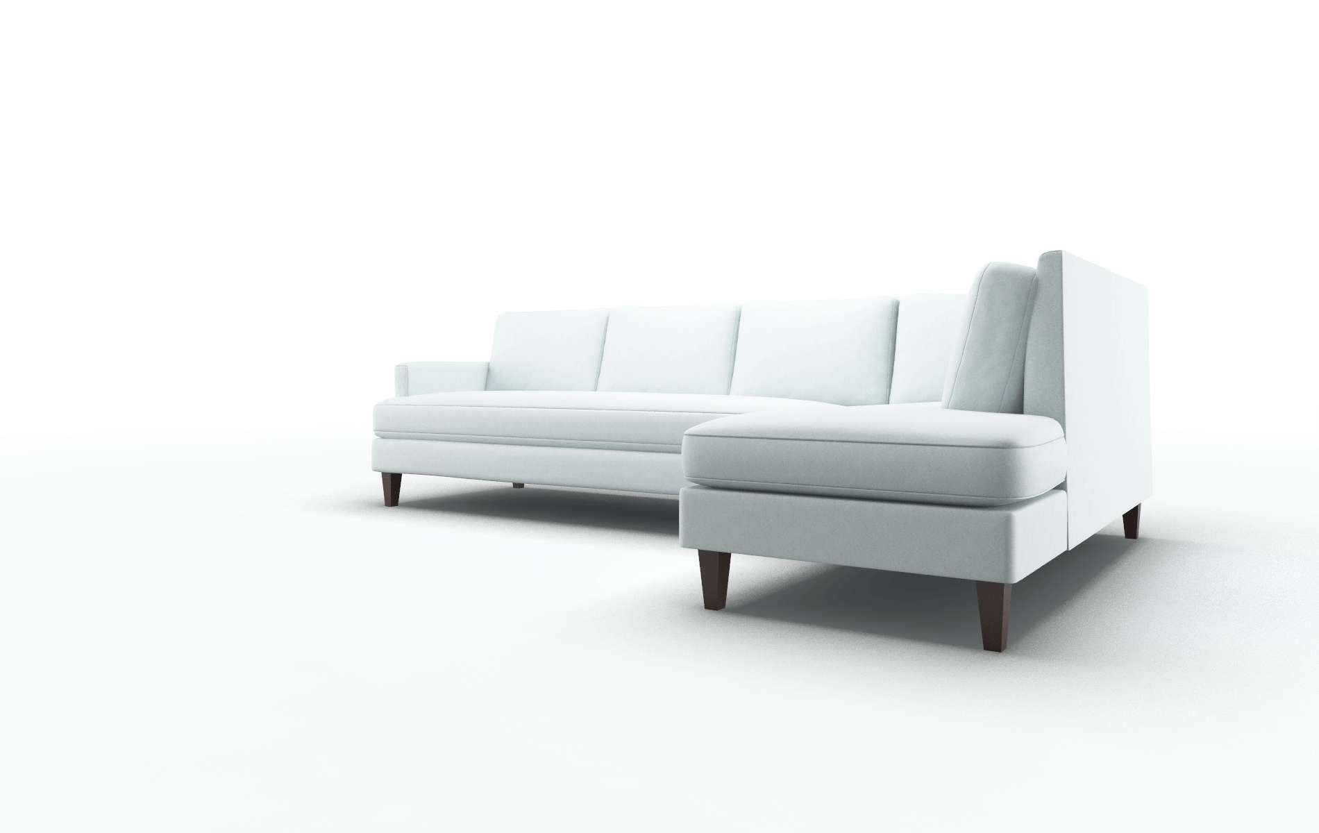 Marseille Clyde Cornflower Panel espresso legs 4