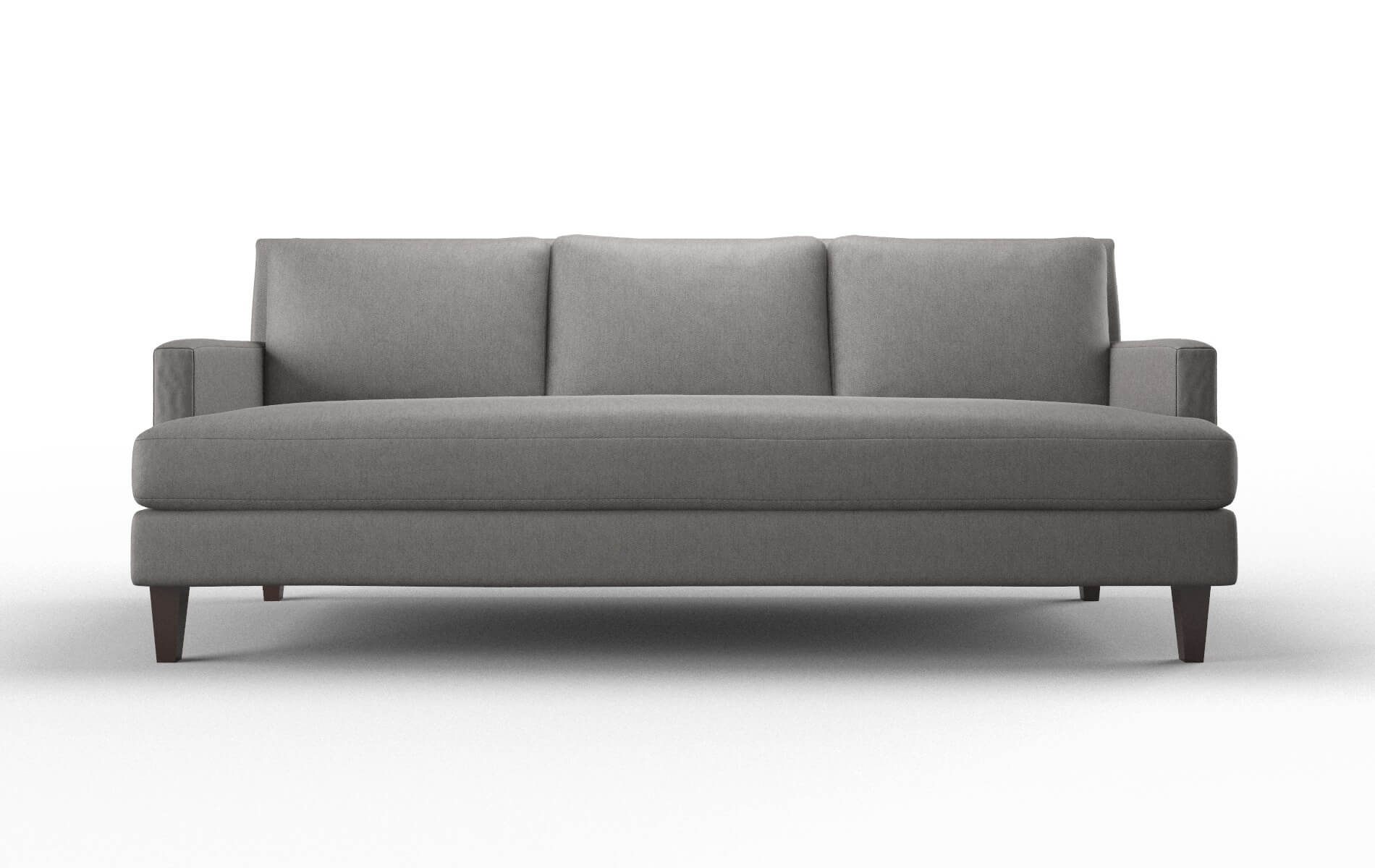 Marseille Cosmo Charcoal Sofa espresso legs 1