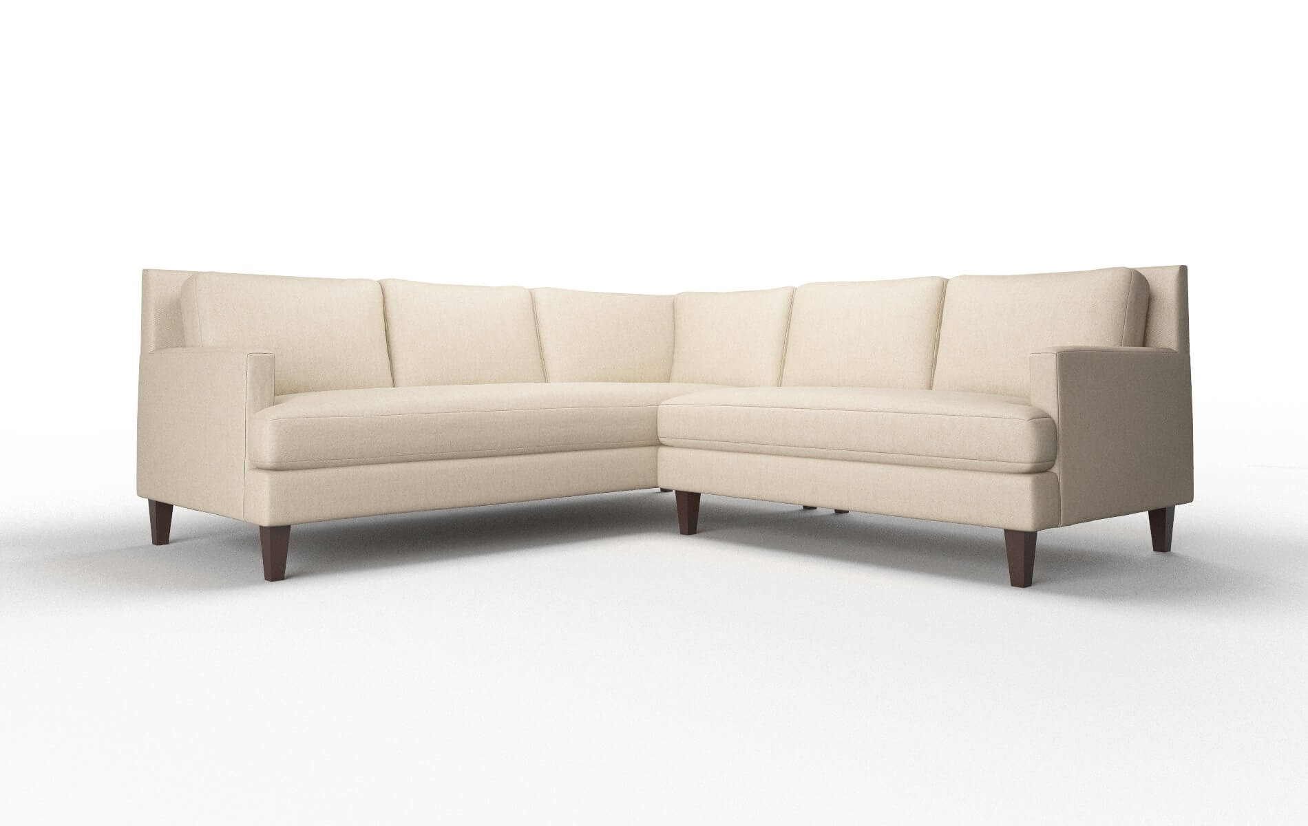 Marseille Cosmo Fawn Sectional espresso legs 1