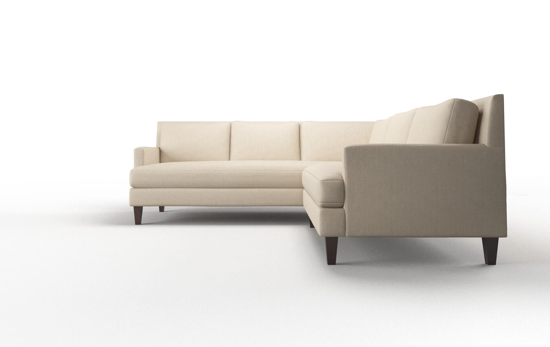 Marseille Cosmo Fawn Sectional espresso legs 5