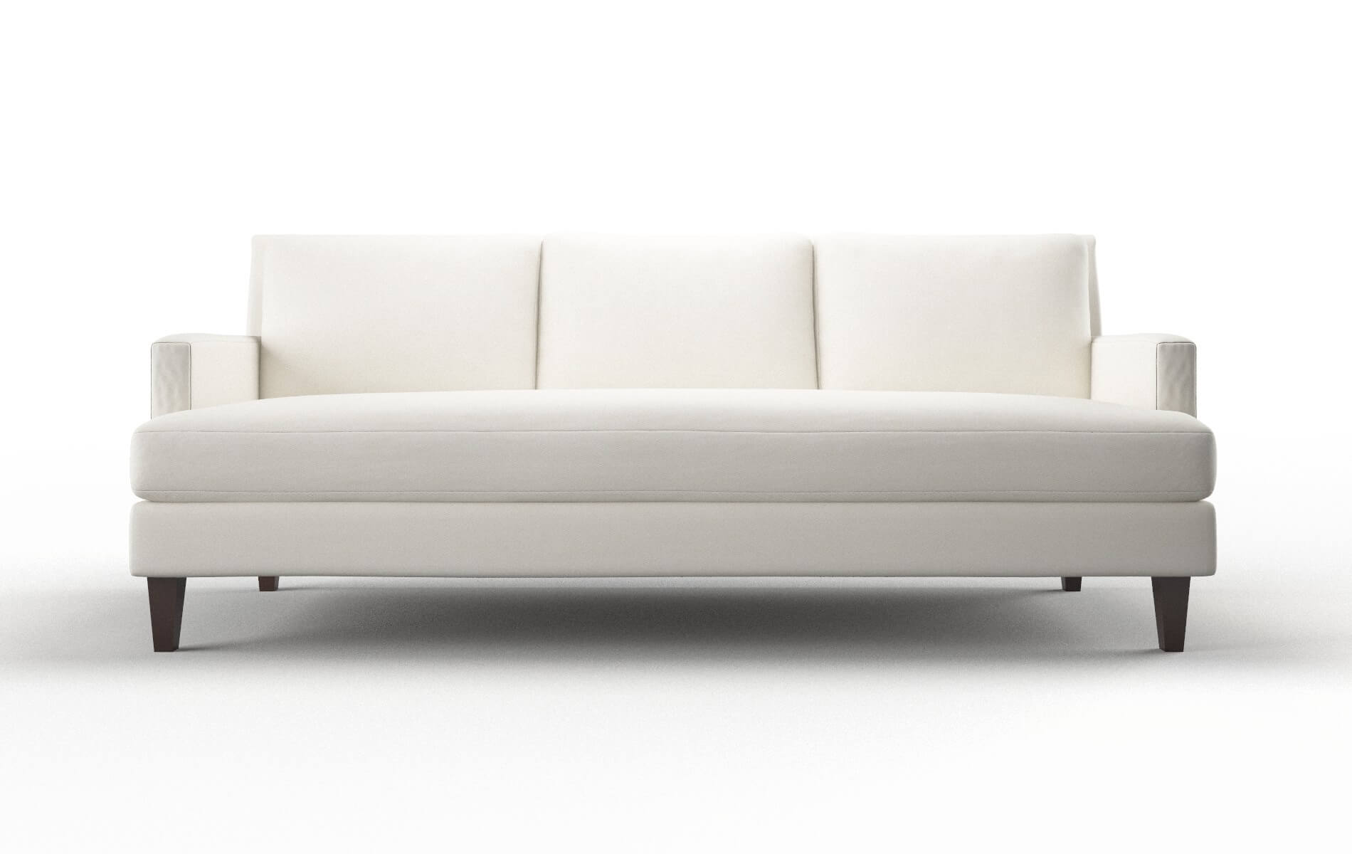 Marseille Cosmo Ivory Sofa espresso legs 1