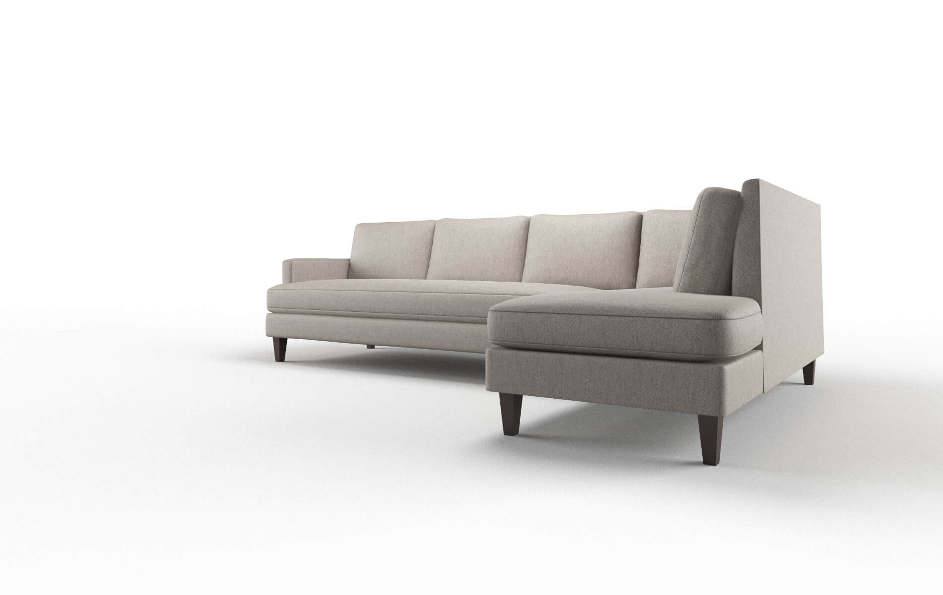 Marseille Cosmo Taupe Panel espresso legs 4