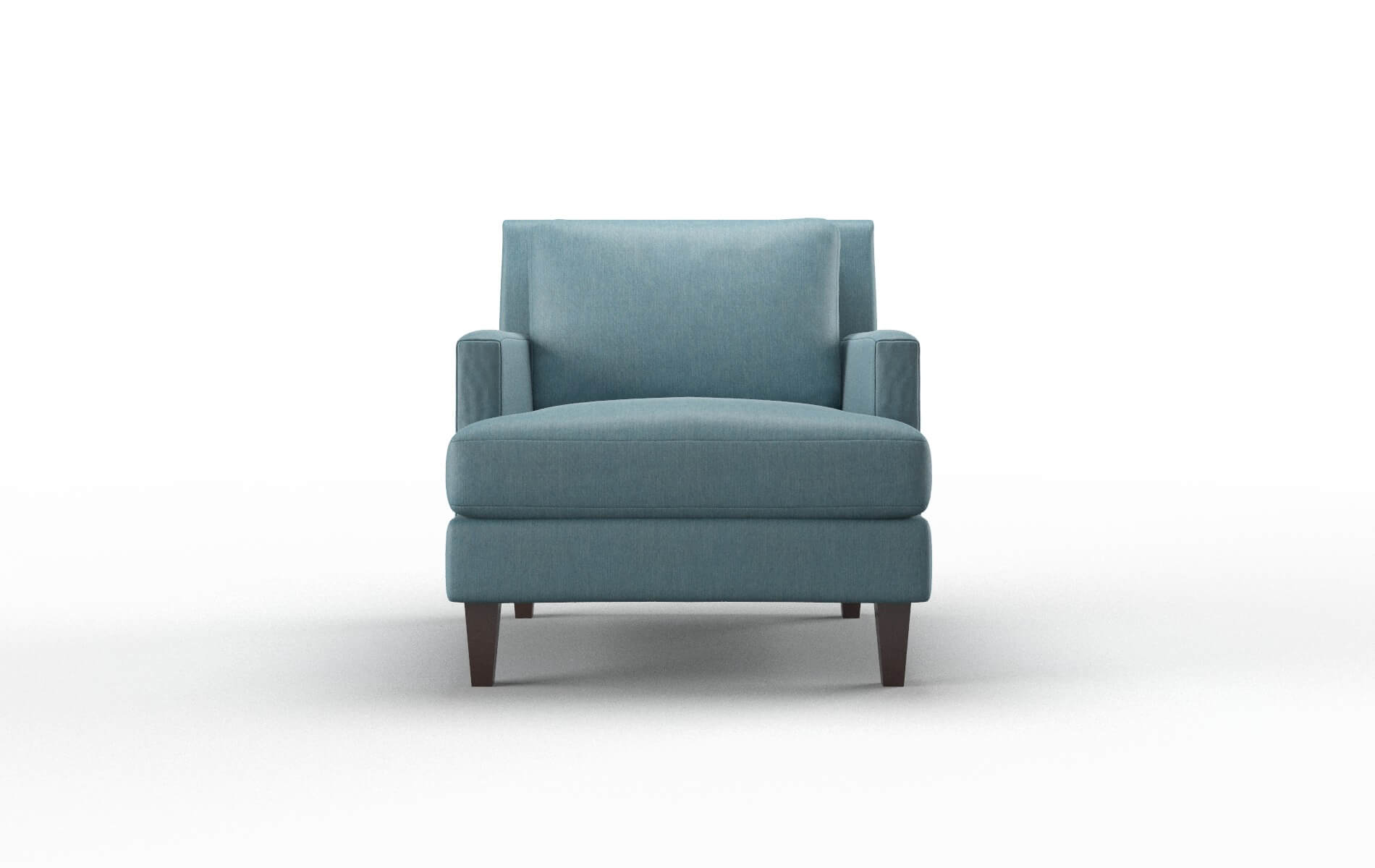 Marseille Cosmo Teal Chair espresso legs 1