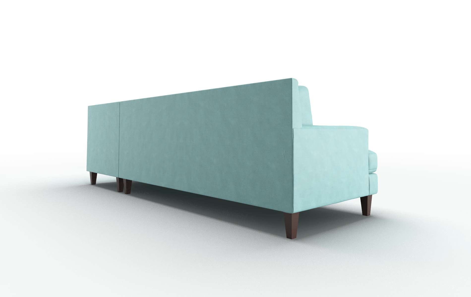 Marseille Curious Turquoise Panel espresso legs 5