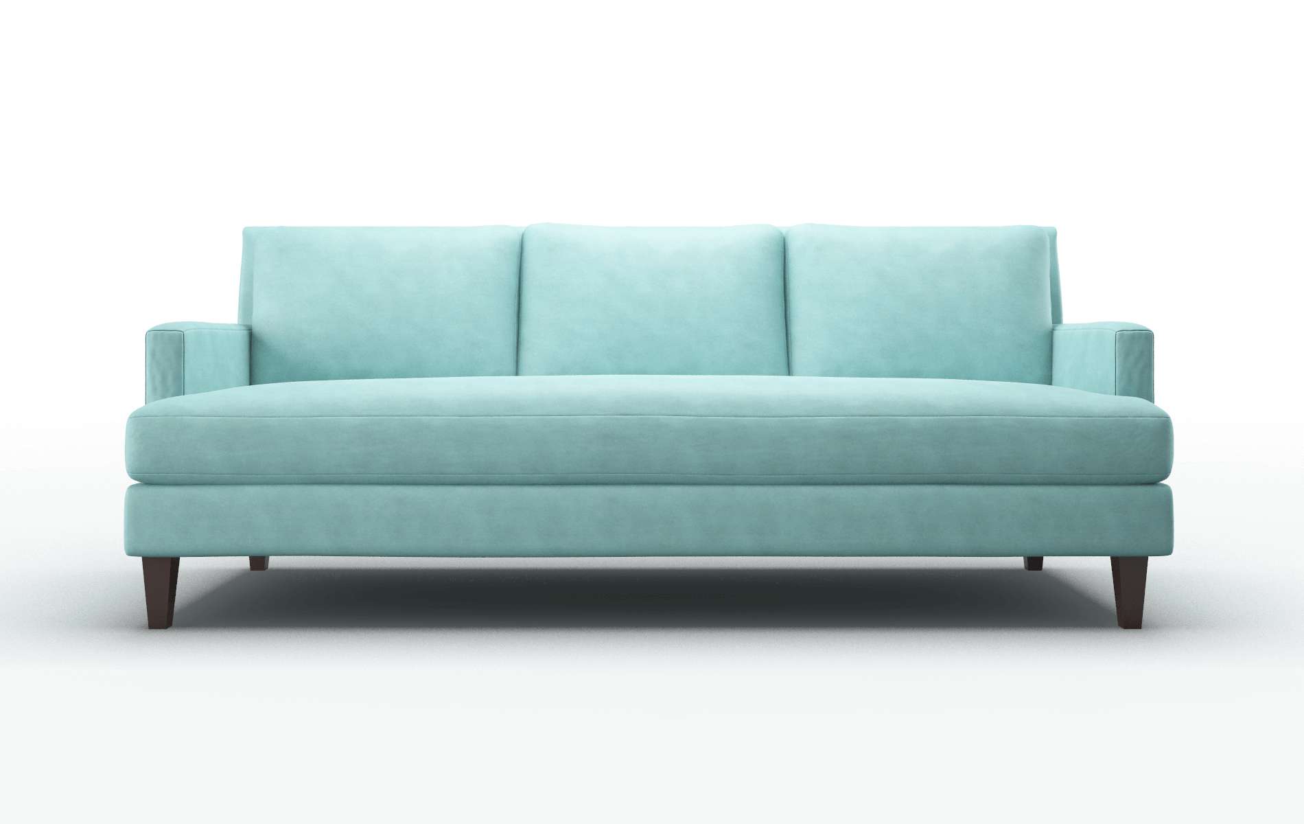 Marseille Curious Turquoise Sofa espresso legs 1