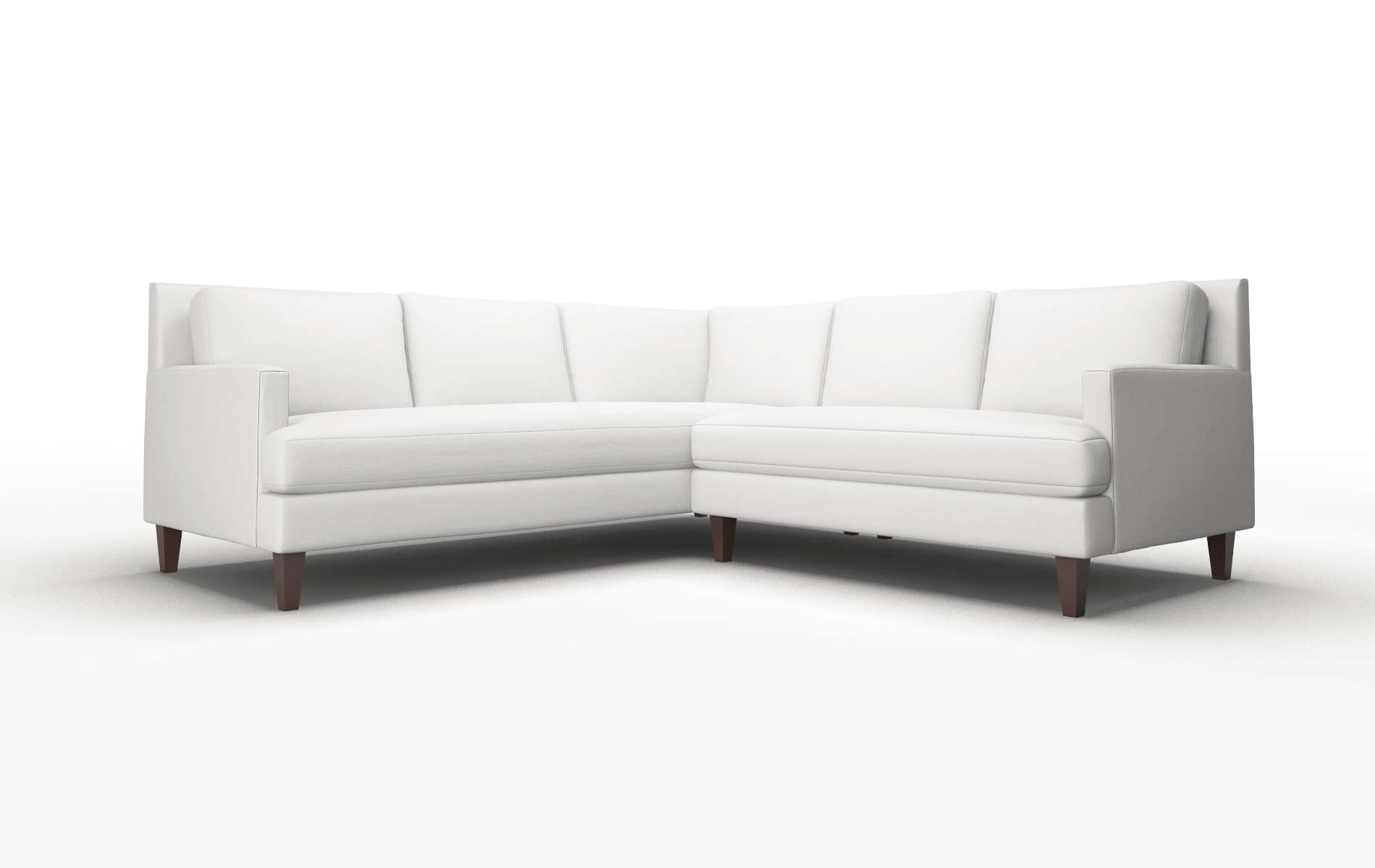 Marseille Dawson Platinum Sectional espresso legs 1