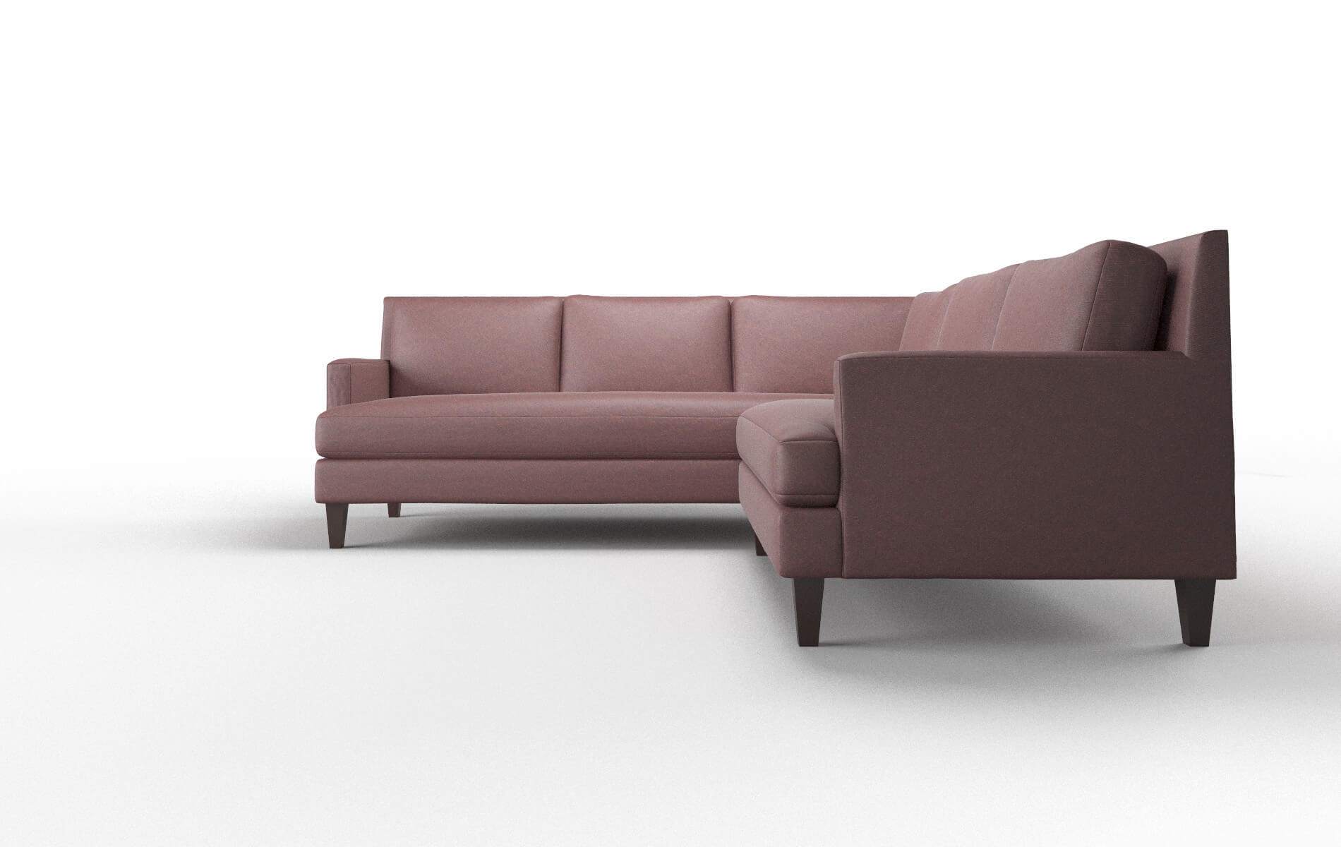 Marseille Derby Berry Sectional espresso legs 5