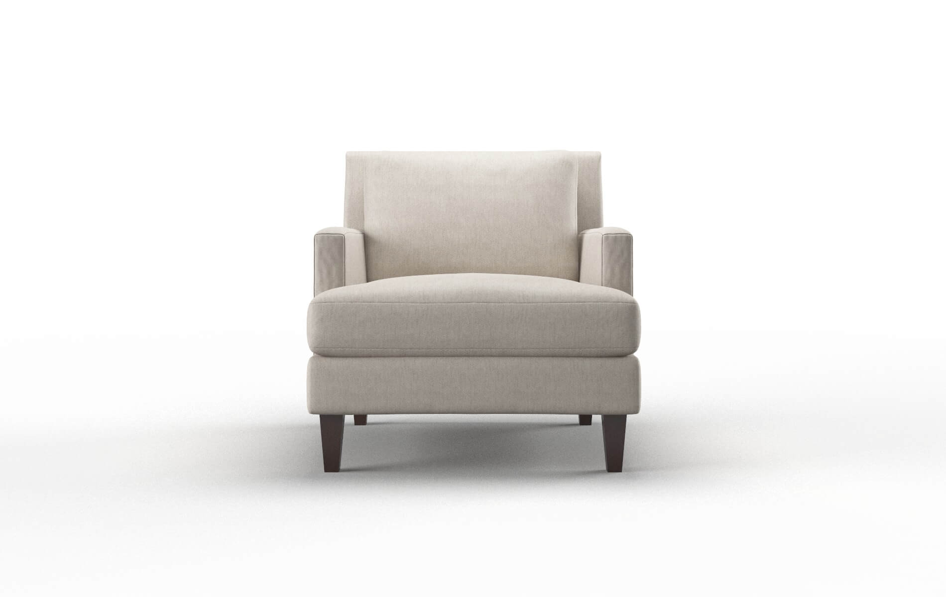 Marseille Derby Linen Chair espresso legs 1