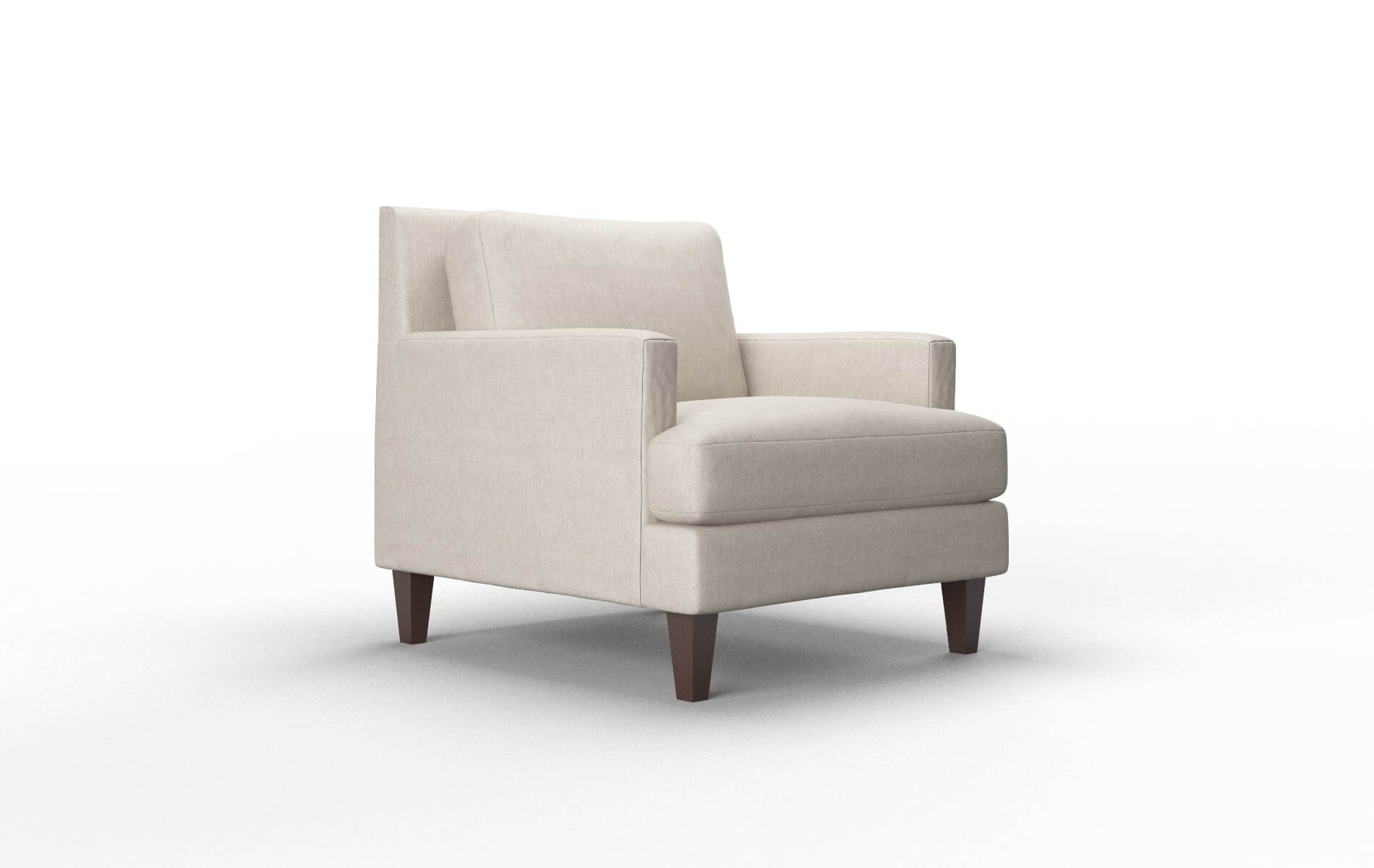 Marseille Derby Linen Chair espresso legs 2
