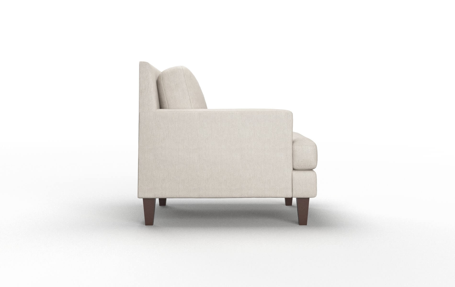 Marseille Derby Linen Chair espresso legs 3