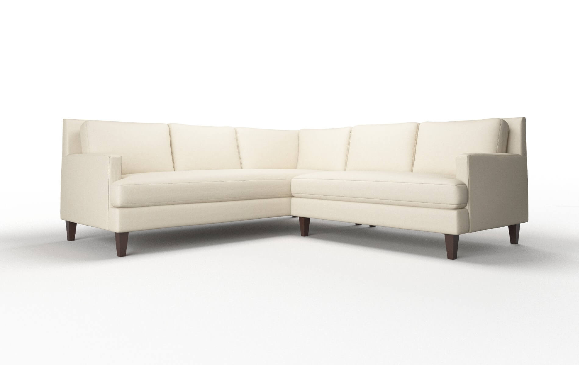 Marseille Dream_d Almond Sectional espresso legs 1