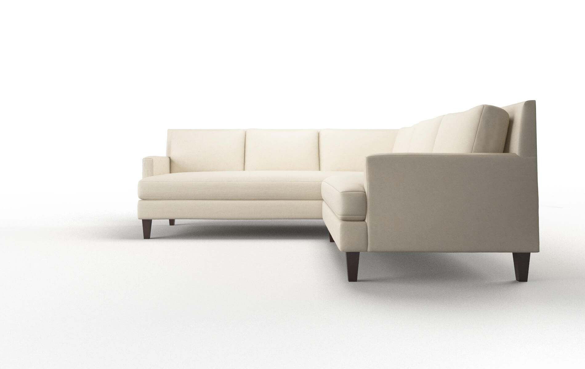 Marseille Dream_d Almond Sectional espresso legs 5
