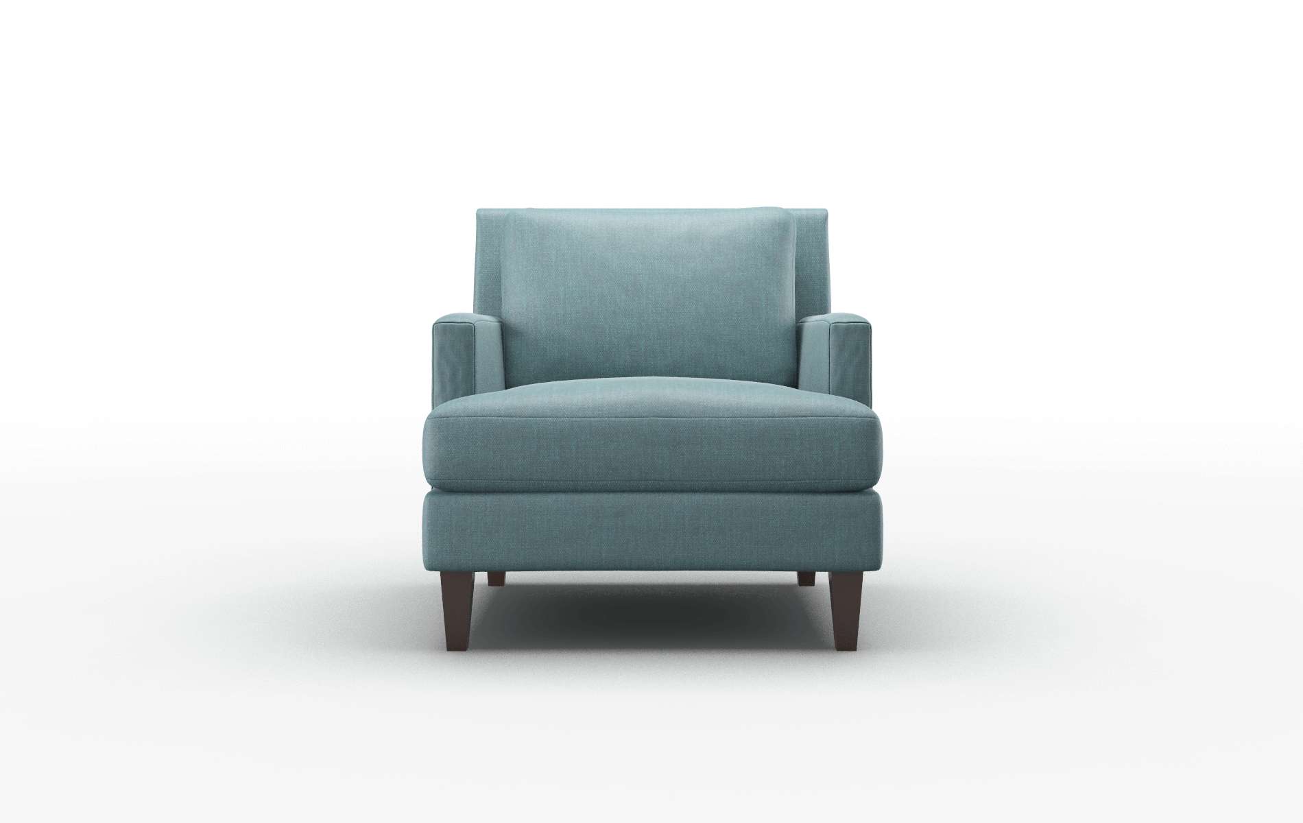 Marseille Elliot teal Chair Espresso Legs  1