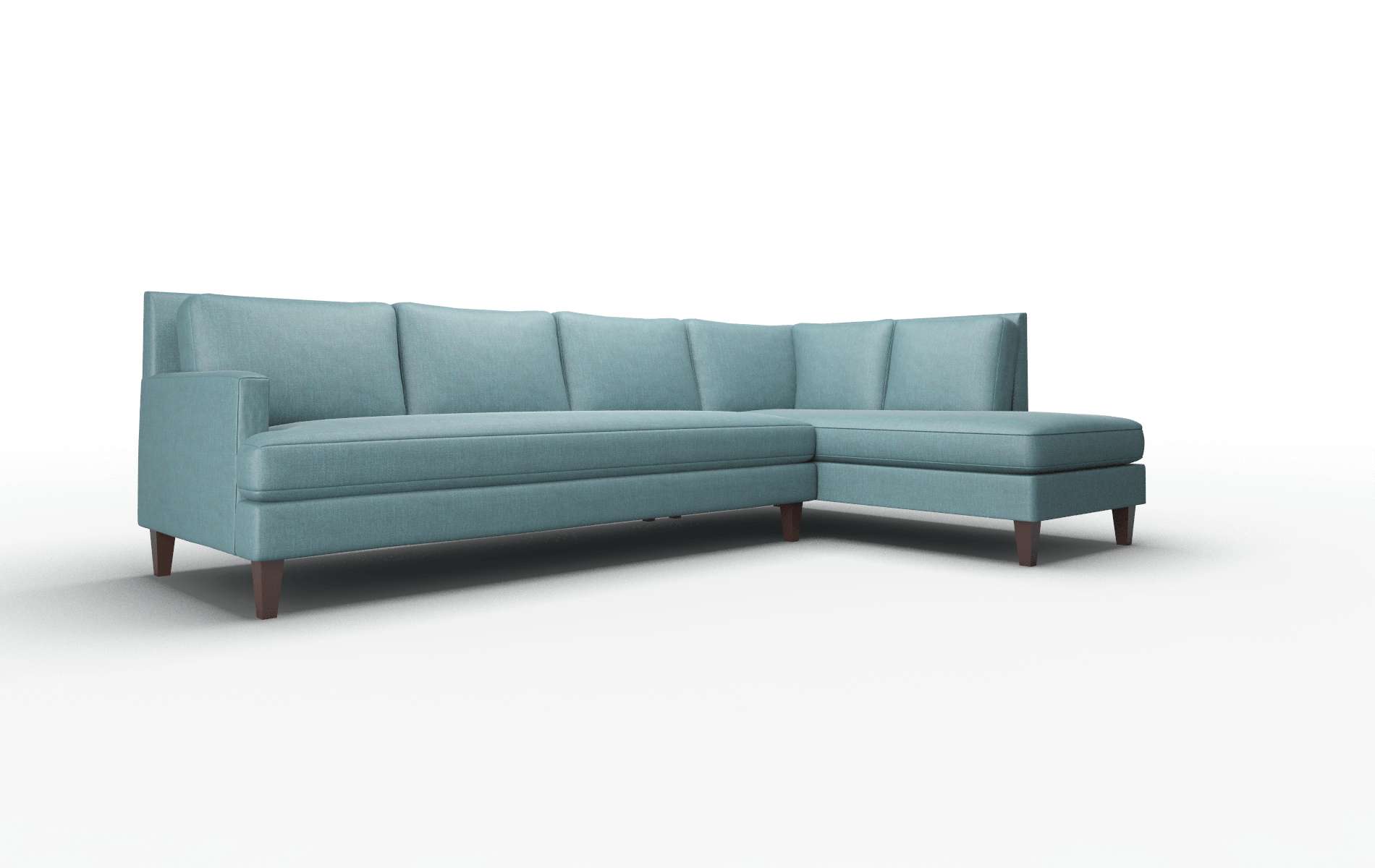 Marseille Elliot Teal Panel espresso legs 2