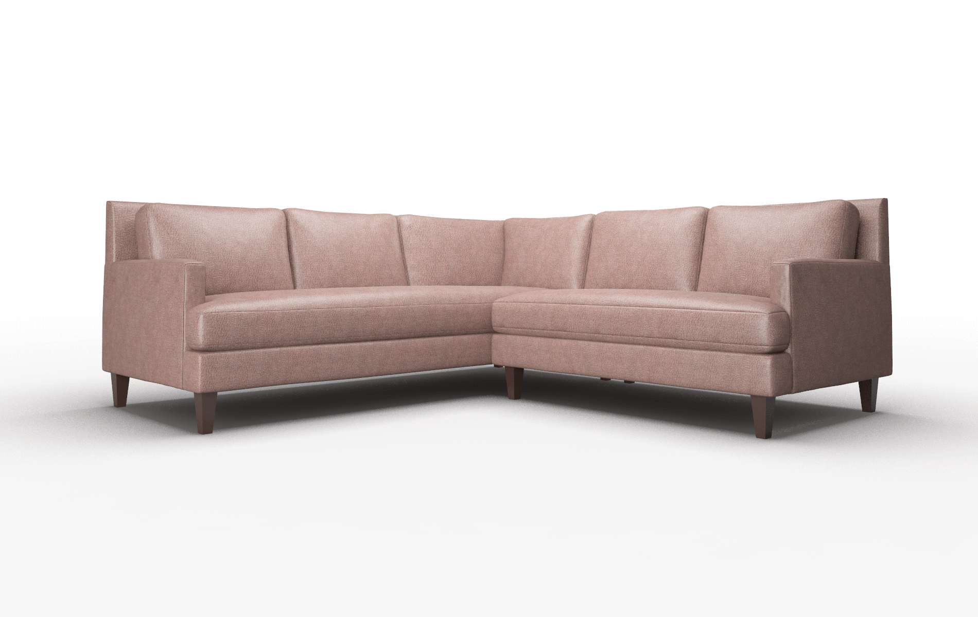 Marseille Ford Brown Sectional espresso legs 1