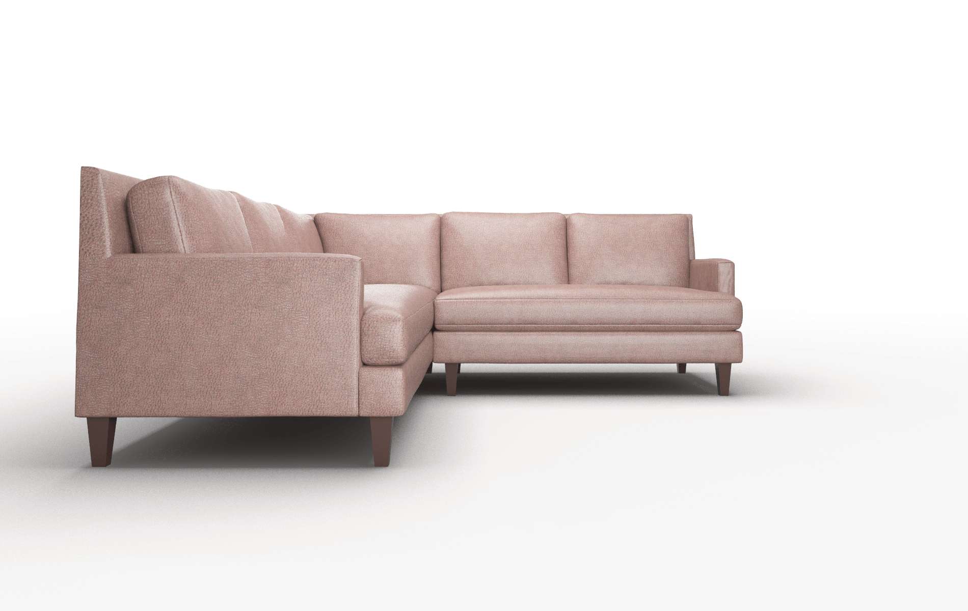 Marseille Ford Brown Sectional espresso legs 2