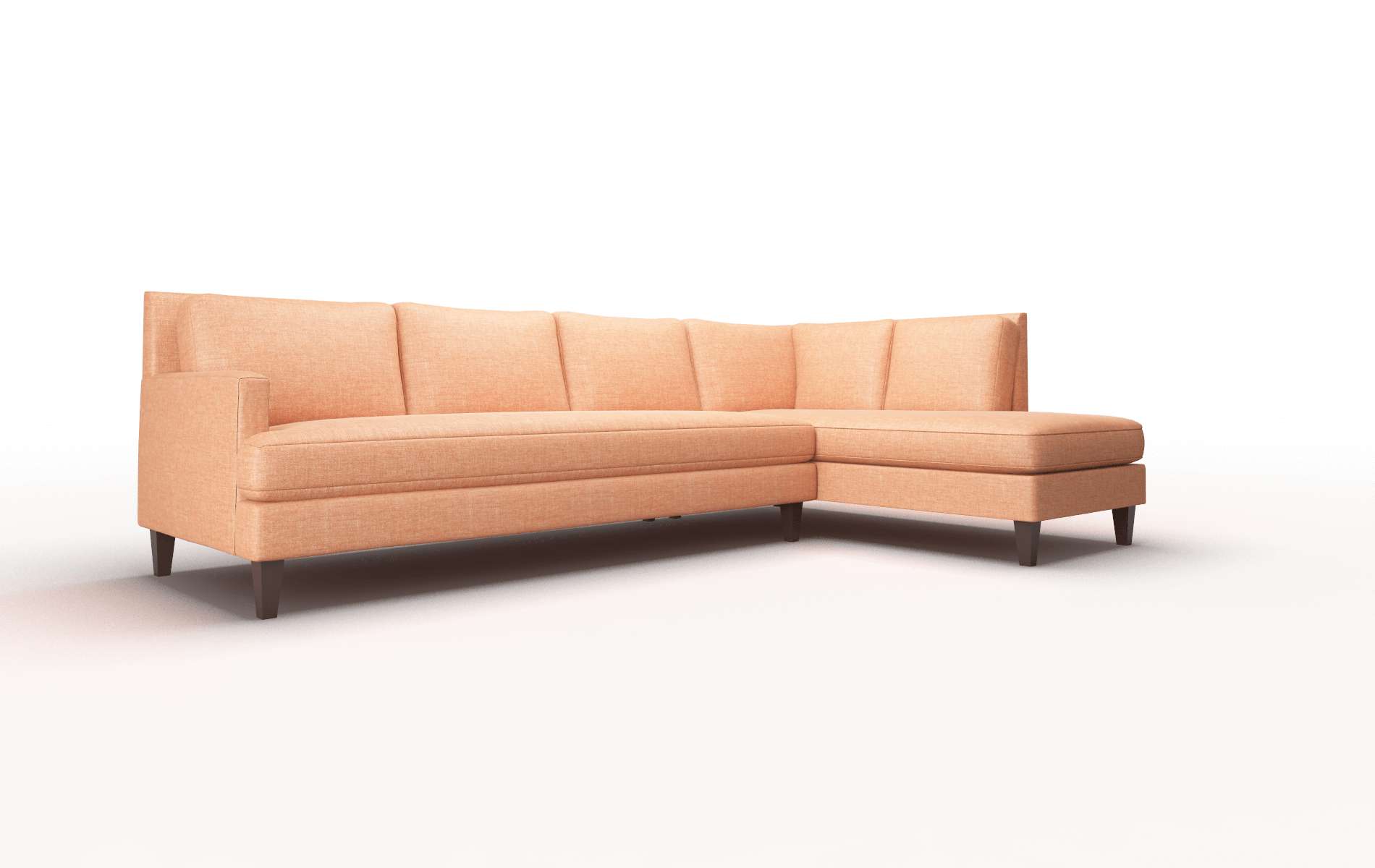 Marseille Hepburn Appricot Panel espresso legs 2