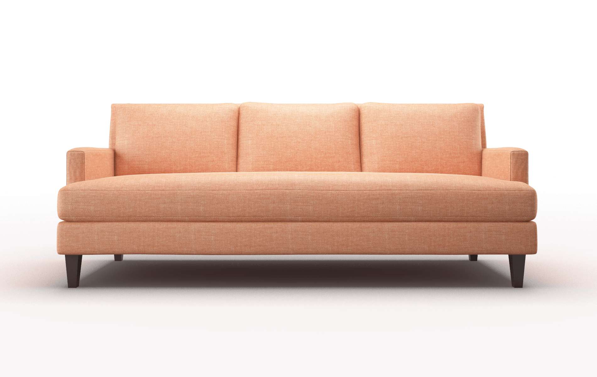 Marseille Hepburn Appricot Sofa espresso legs 1