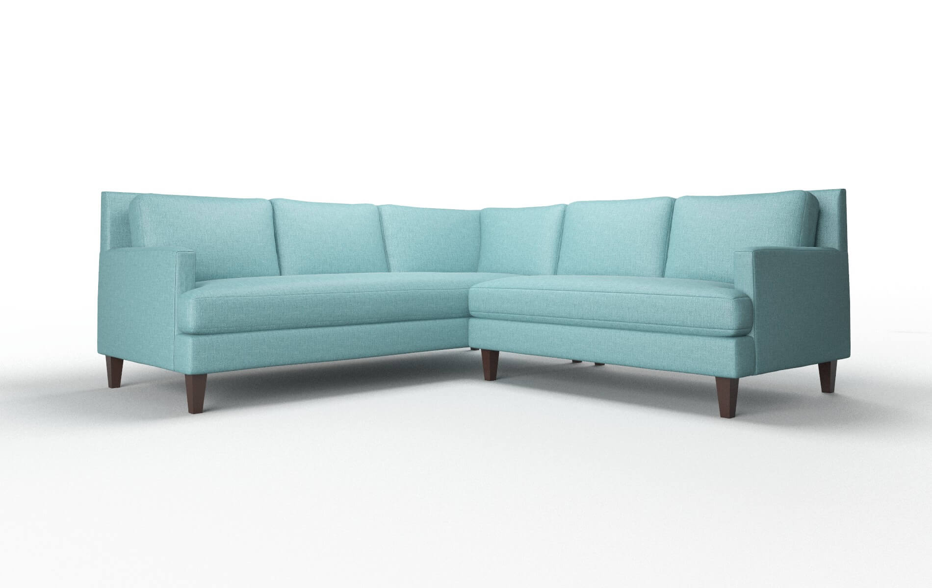 Marseille Hepburn_hrp Emerald Sectional espresso legs 1