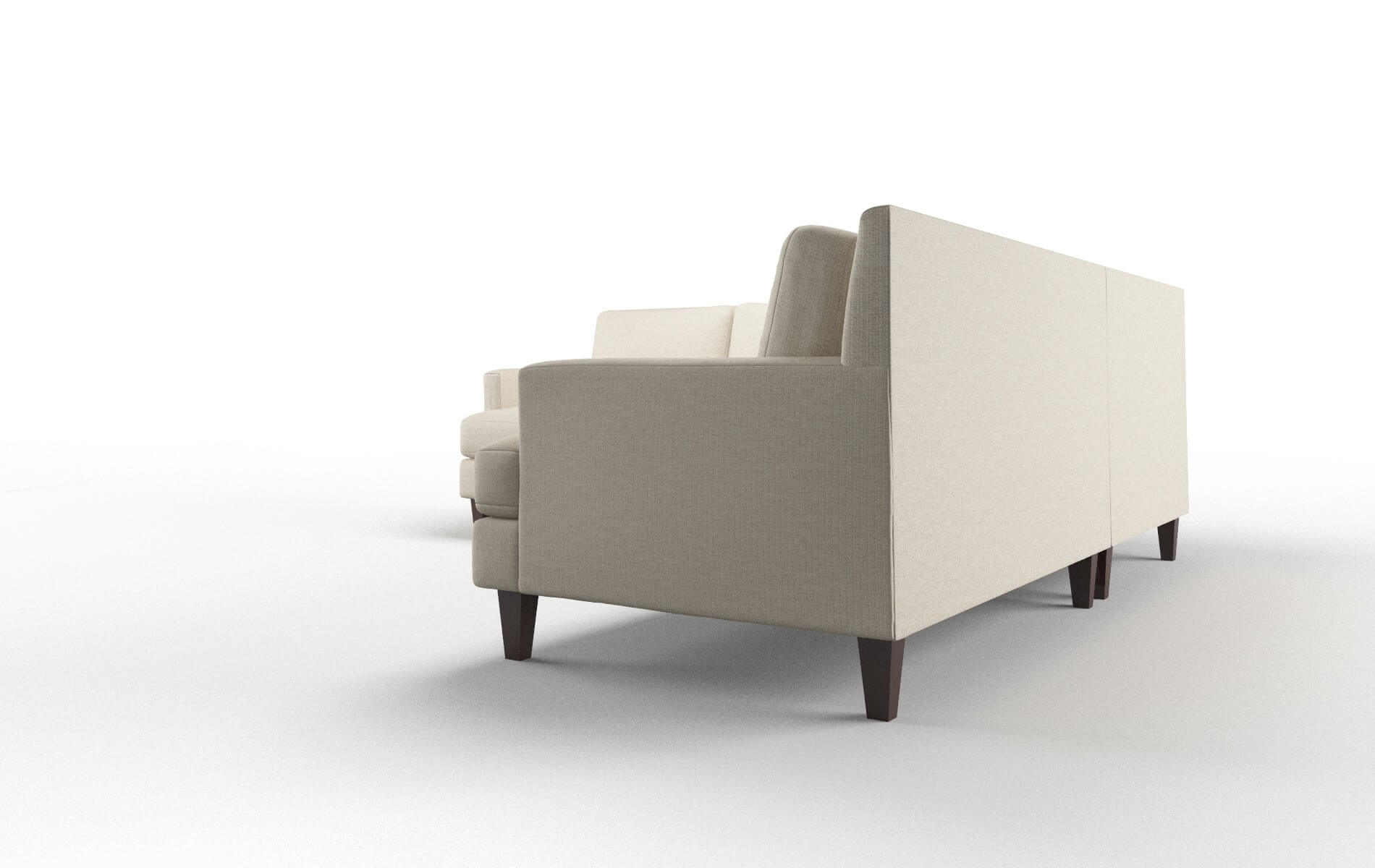 Marseille Insight Barley Sectional espresso legs 4