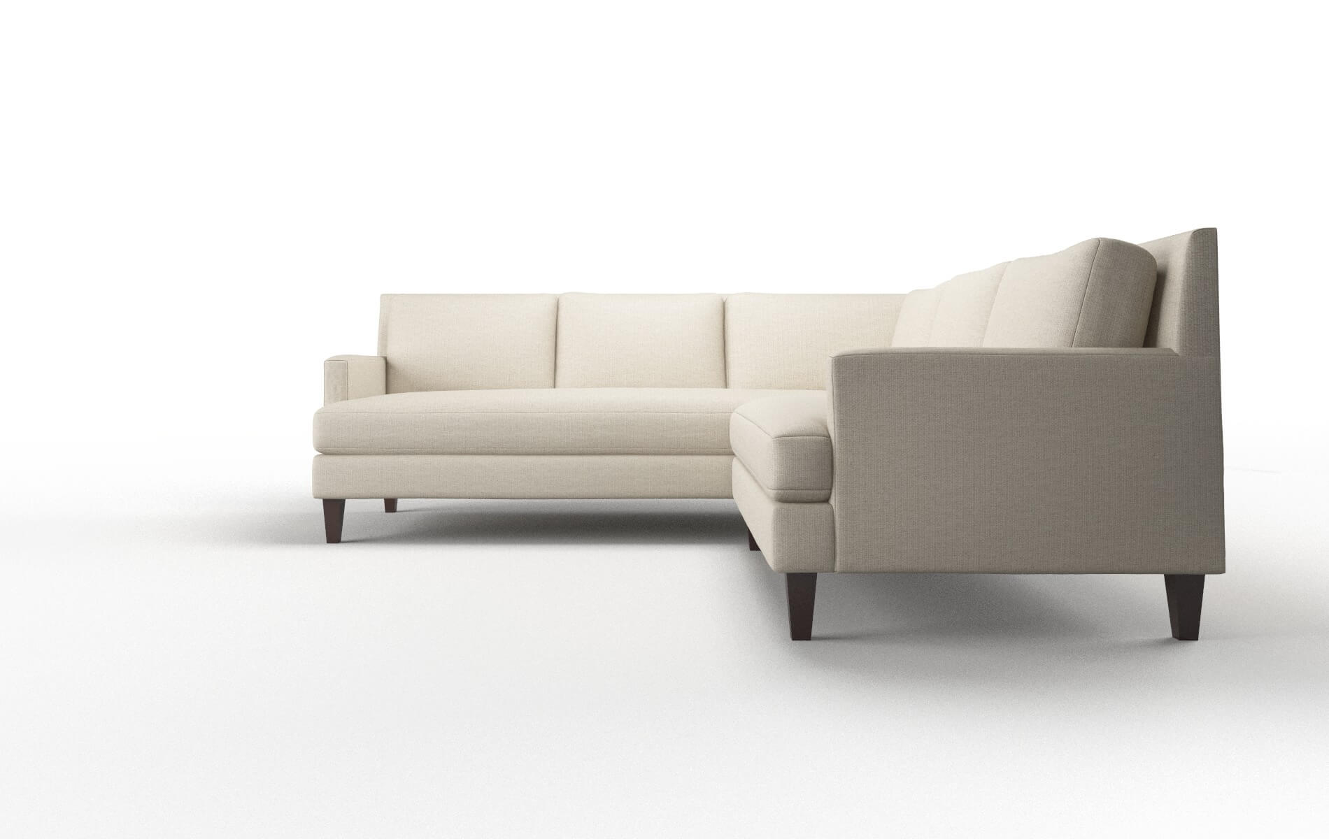 Marseille Insight Barley Sectional espresso legs 5