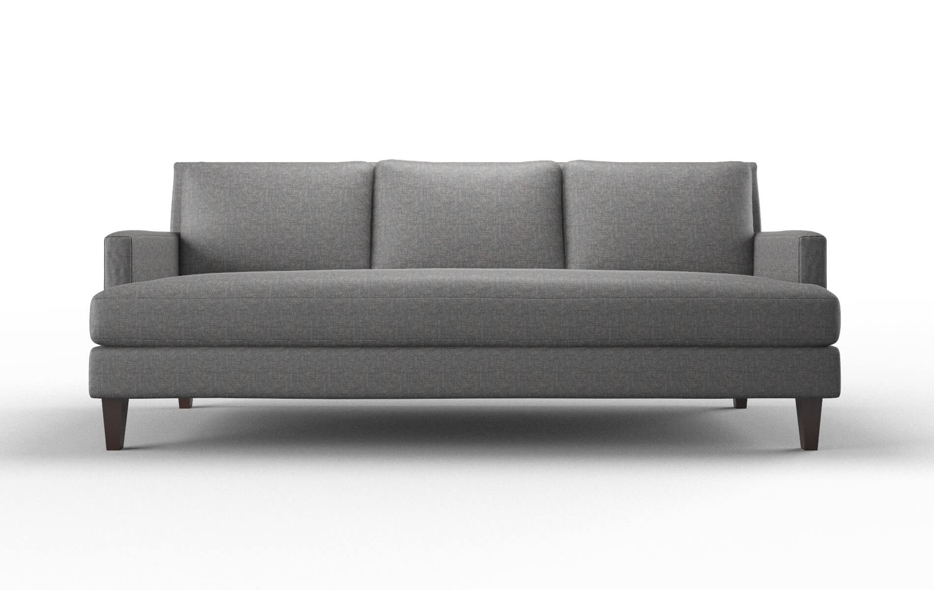 Marseille Insight Charcoal Sofa espresso legs 1