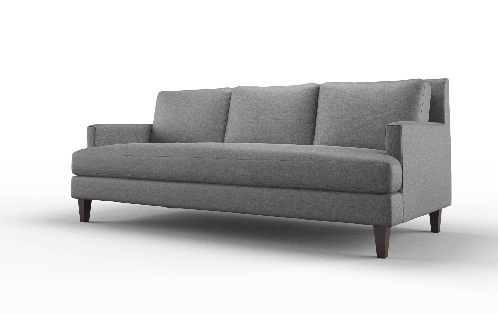 Marseille Insight Charcoal Sofa espresso legs 4