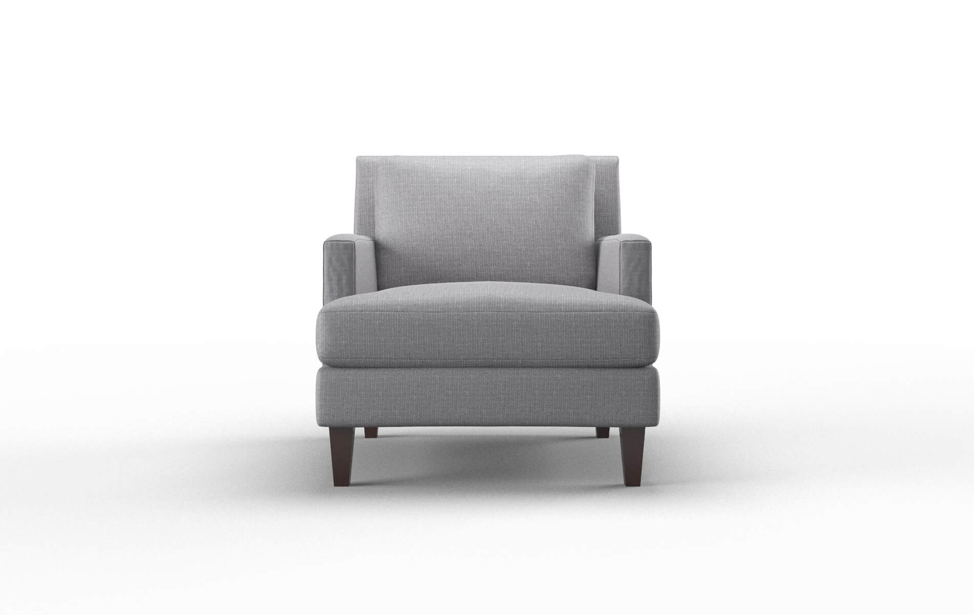Marseille Insight denim Chair Espresso Legs  1