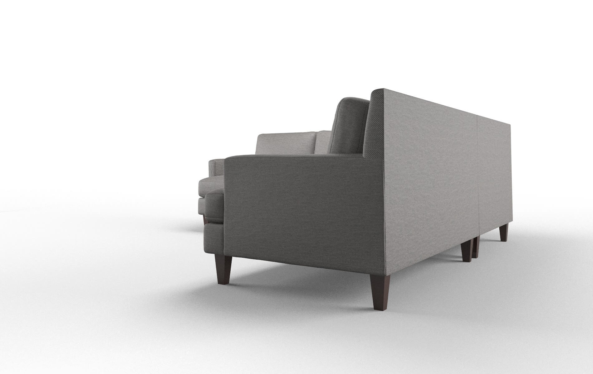 Marseille Insight Eclipse Sectional espresso legs 4