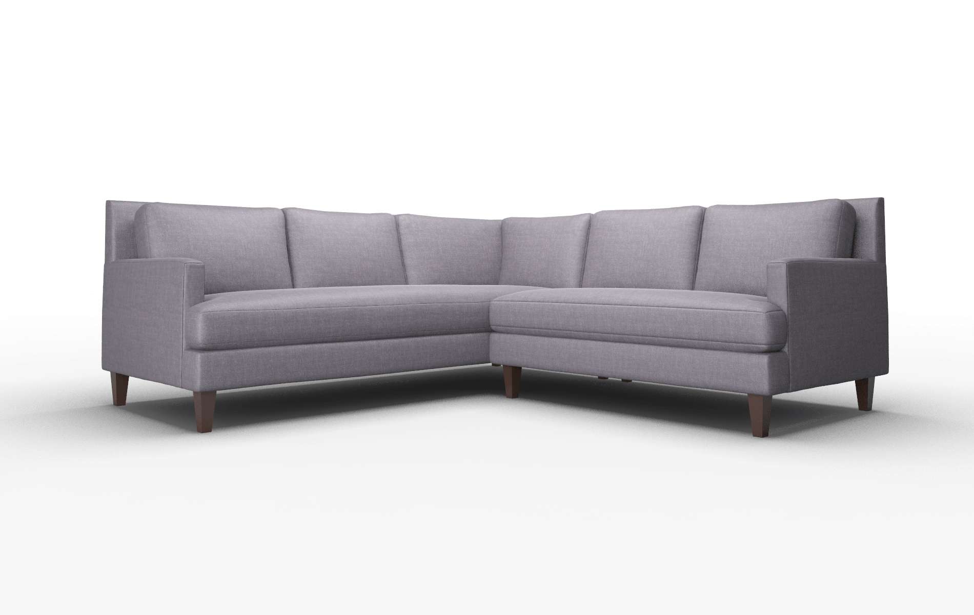 Marseille Keylargo Grape Sectional espresso legs 1