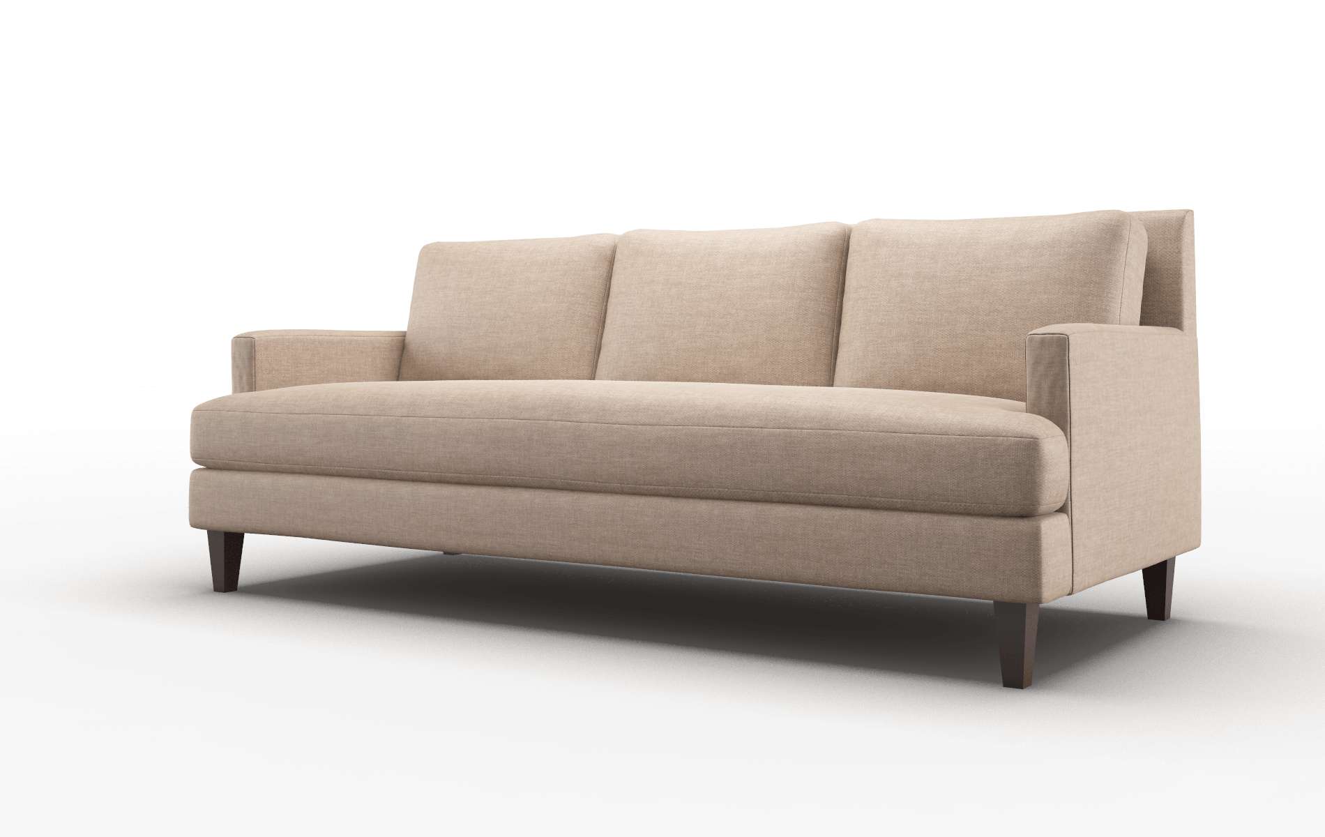 Marseille Keylargo Mink Sofa espresso legs 4