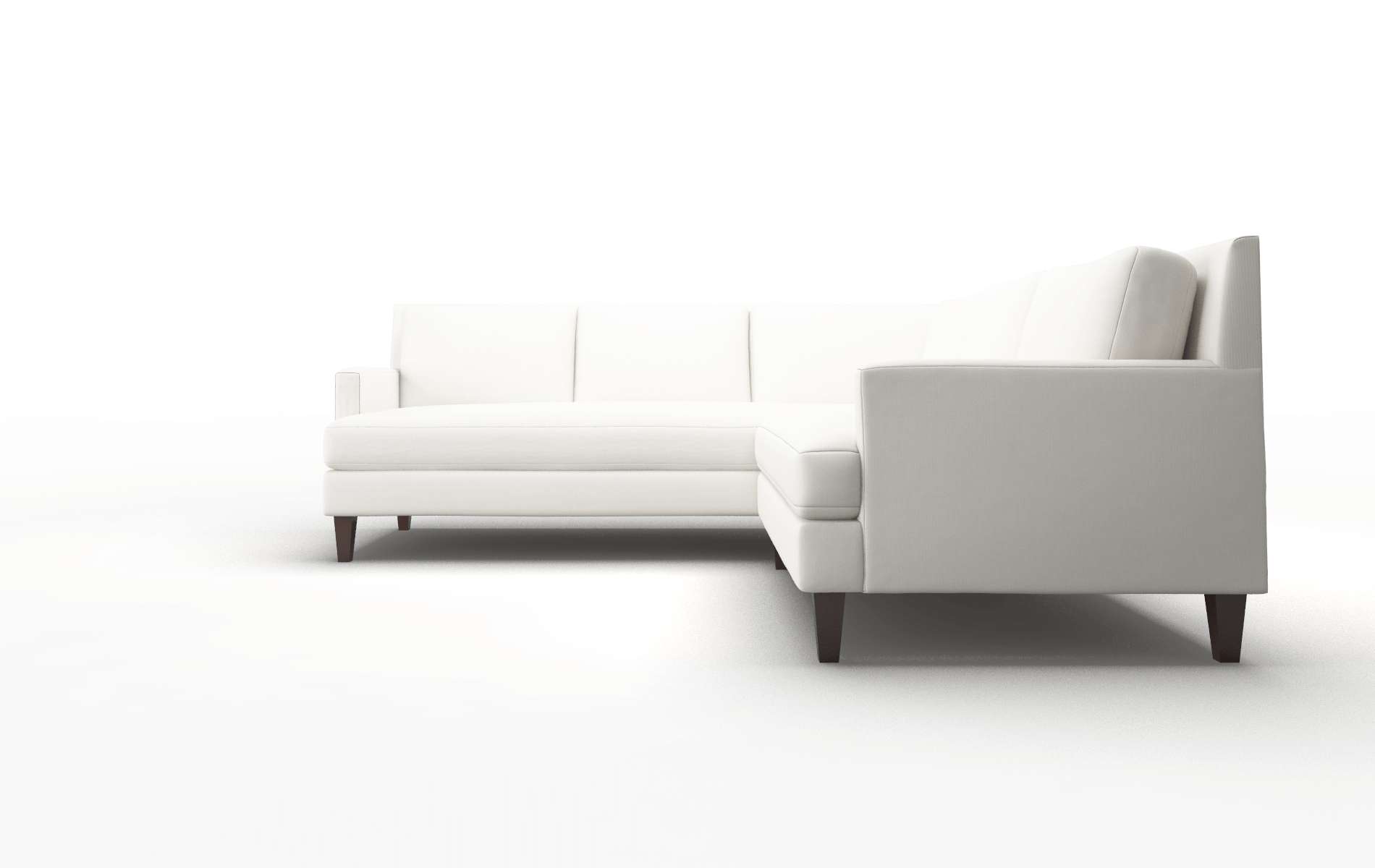 Marseille Keylargo Oatmeal Sectional espresso legs 5