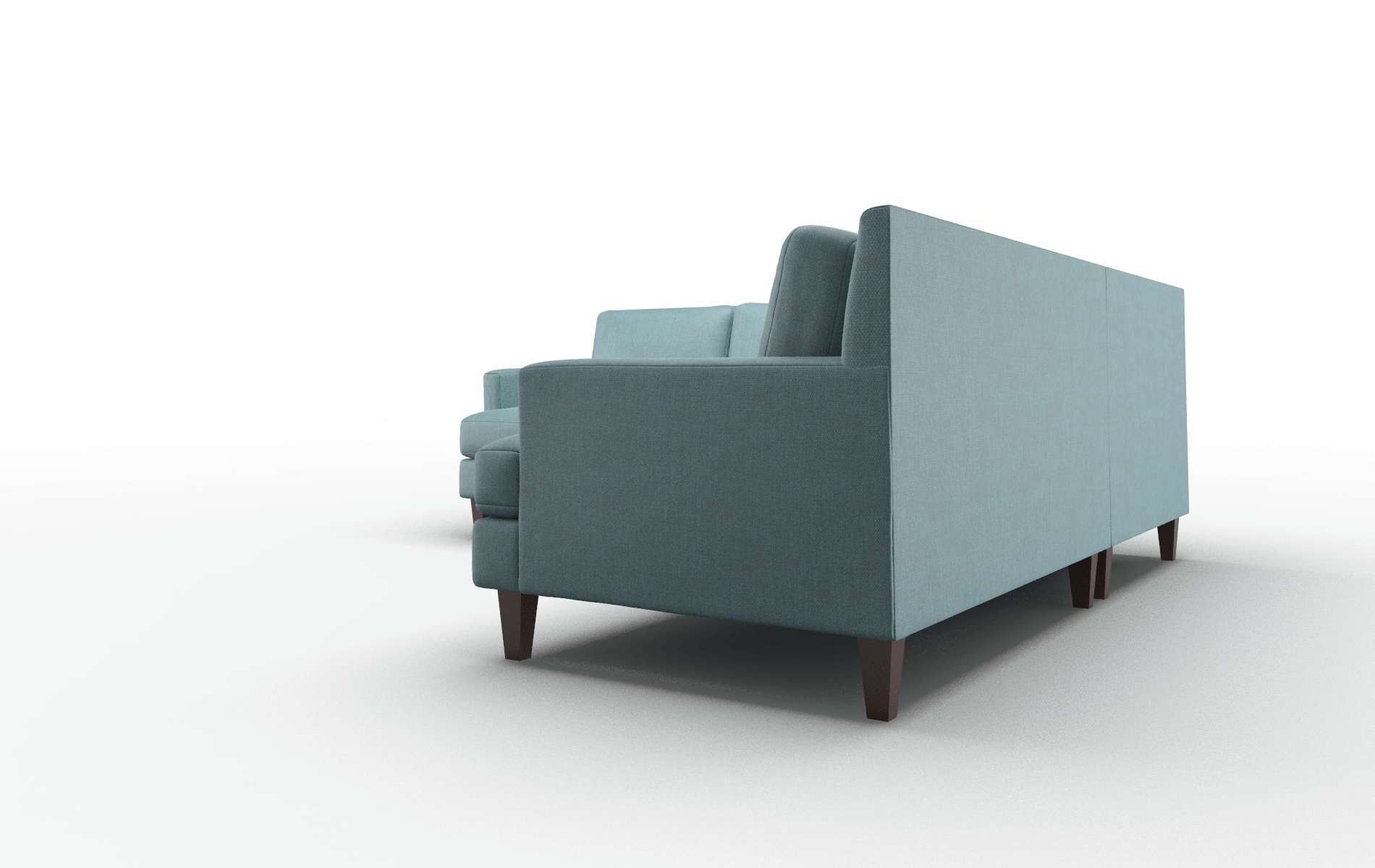 Marseille Lana Eclipse Sectional espresso legs 4
