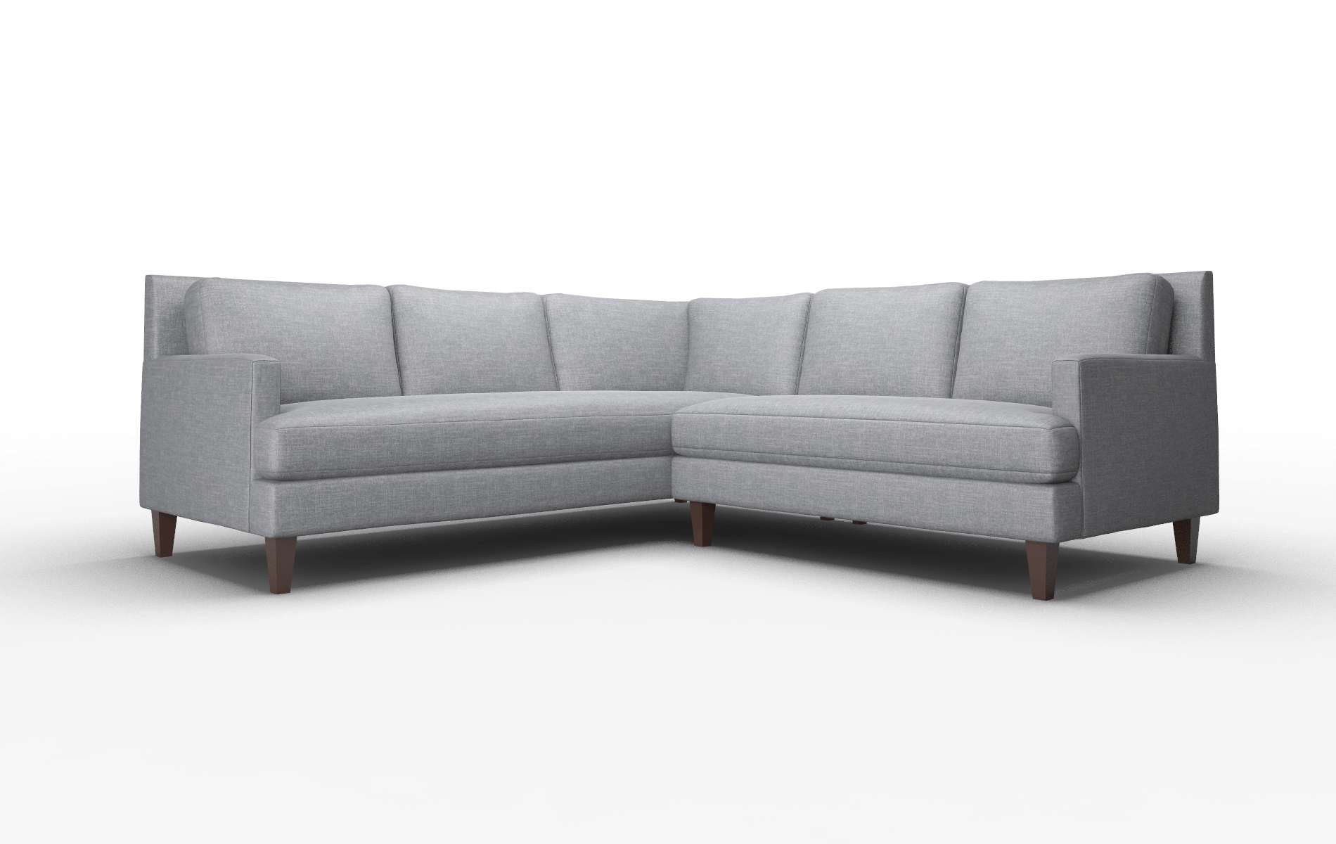 Marseille Lana Onyx Sectional espresso legs 1